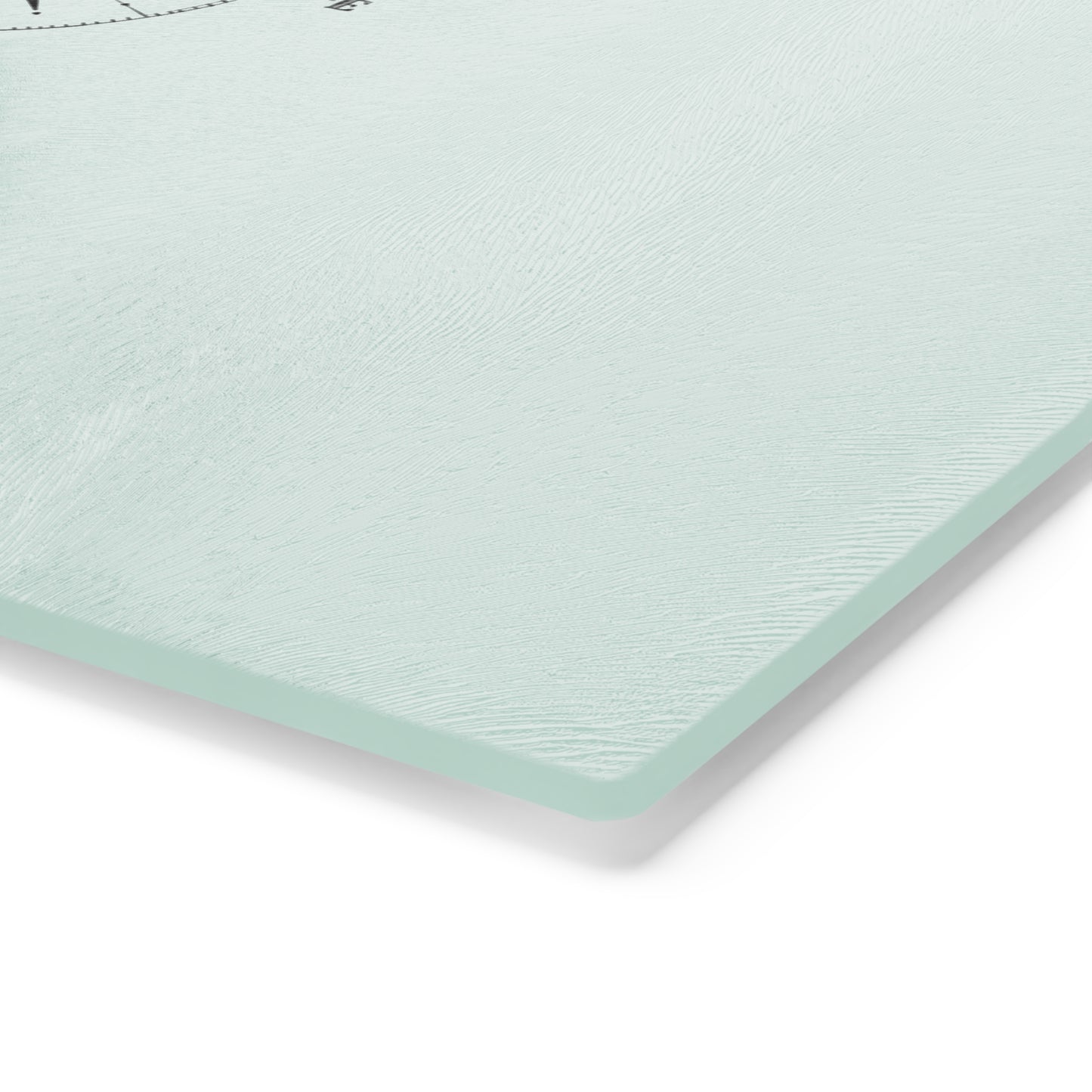 planche à découper en verre trempé-Coastal Cutting Board with Inspirational Quote -Crée_Ation Nature DC