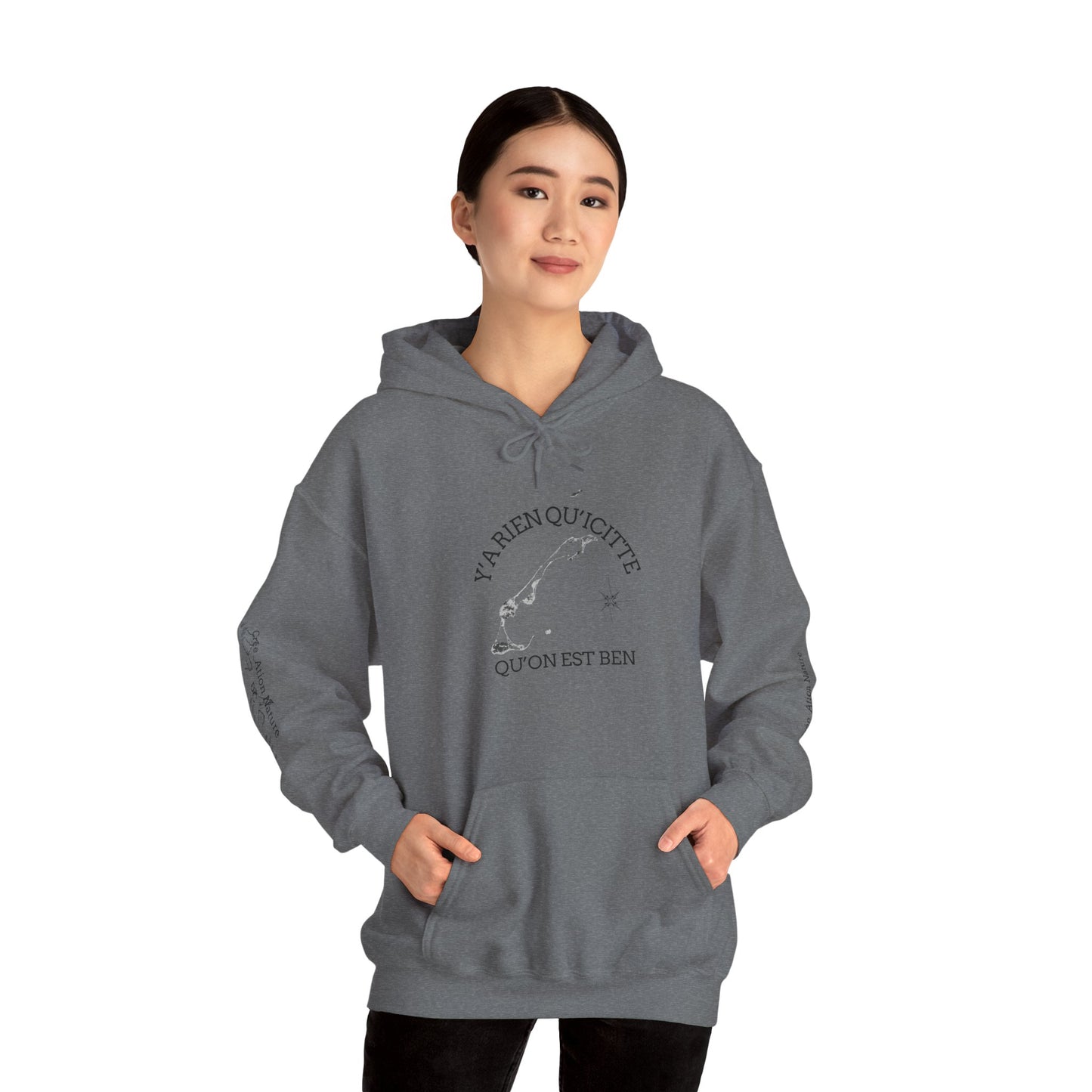 sweats a capuche -Inspirational Quote Unisex Hoodie - Cozy Heavy Blend Sweatshirt - Crée_ation Nature DC