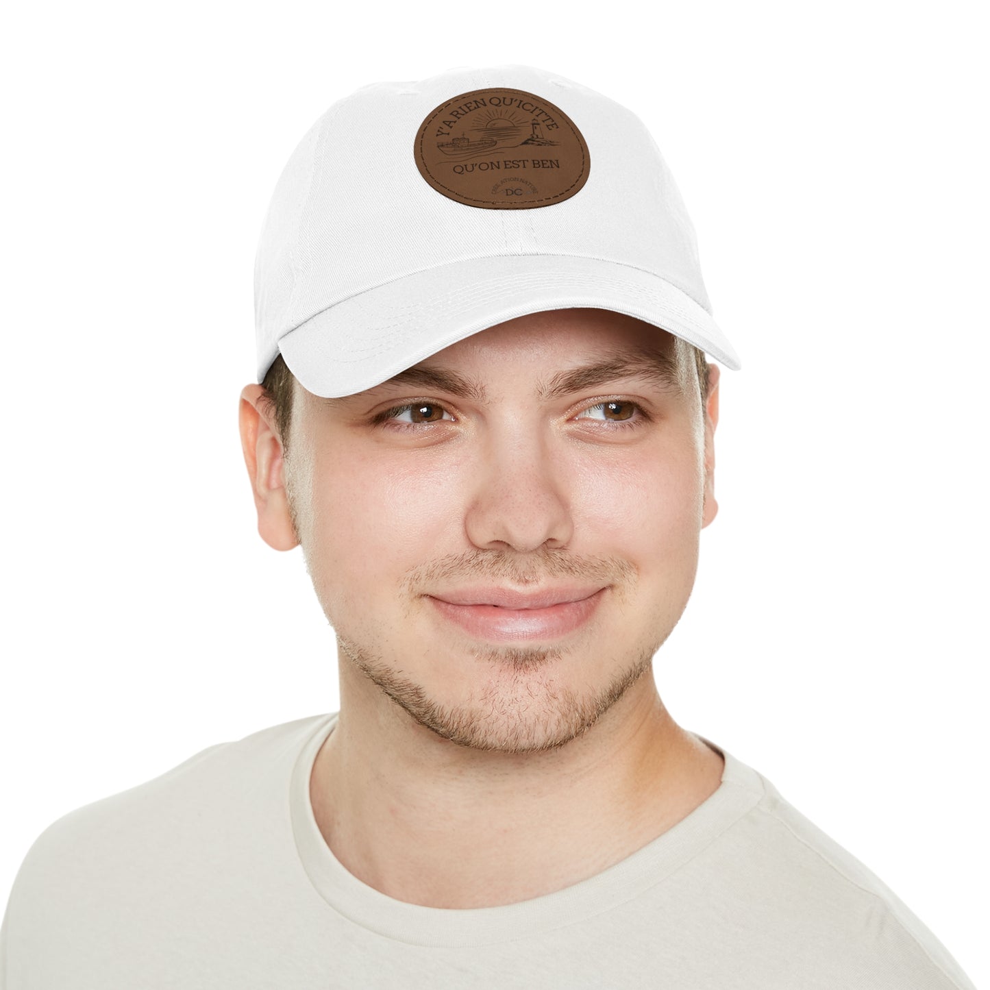 Casual Dad Hat with Leather Patch - Perfect Gift for Dads Crée_ation Nature DC