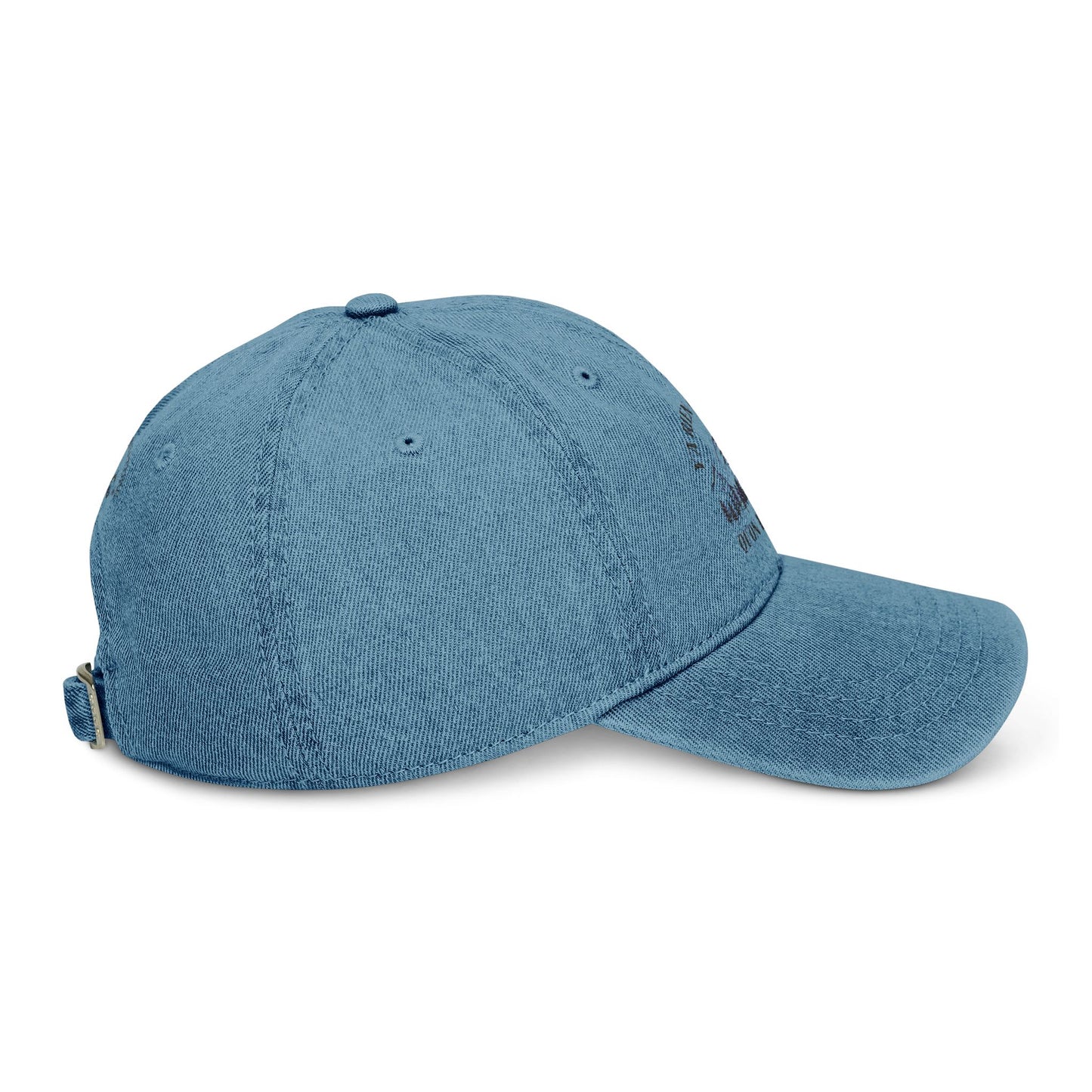 Embroidered Denim Hat - Nature Inspired Design - Crée_ation Nature DC