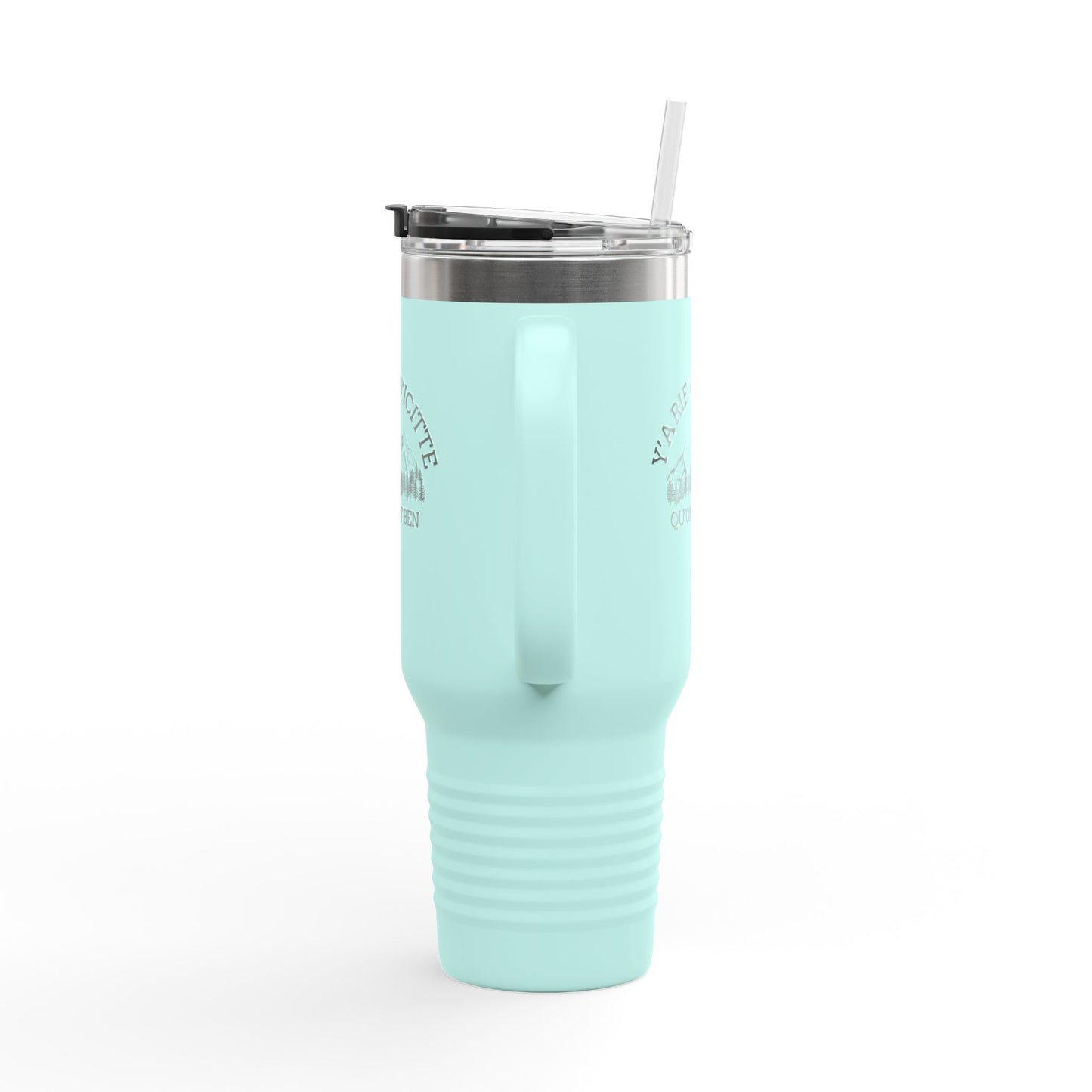 40oz Insulated Travel Mug with Bear Paw Design - Perfect for Camping and Outdoor Adventures Crée_ation Nature DC