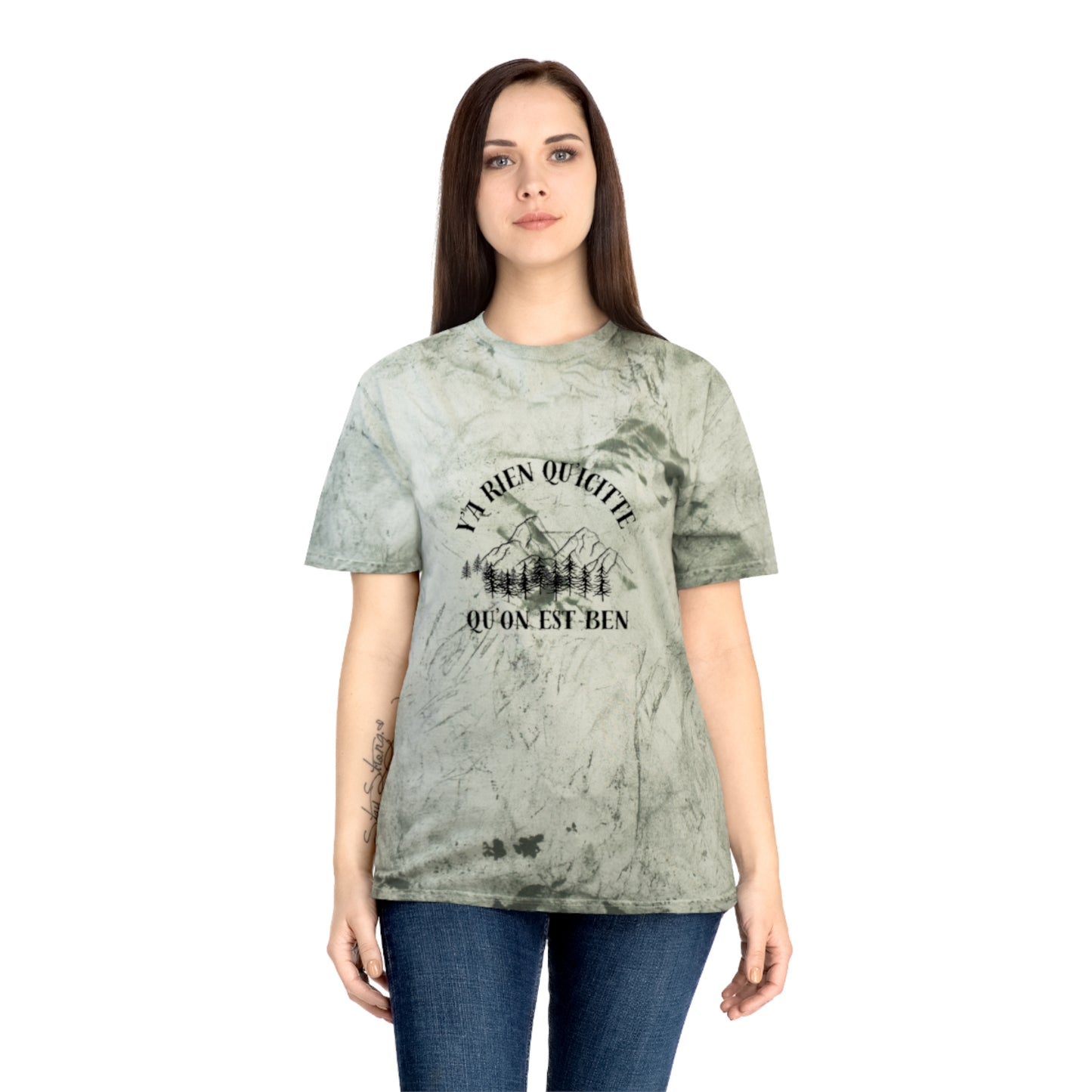 Unisex Color Blast T-Shirt - Nature-Inspired Design for Outdoor Lovers