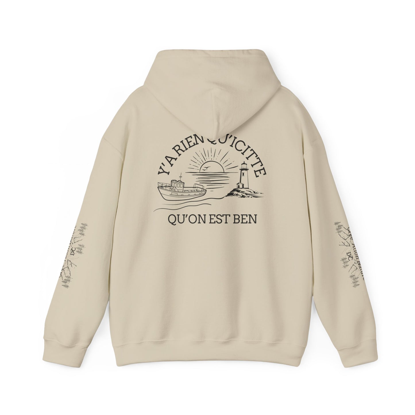 sweats a capuche Unisex Heavy Blend™ Hooded Sweatshirt - Coastal Vibes Graphic - Crée_ation Nature DC