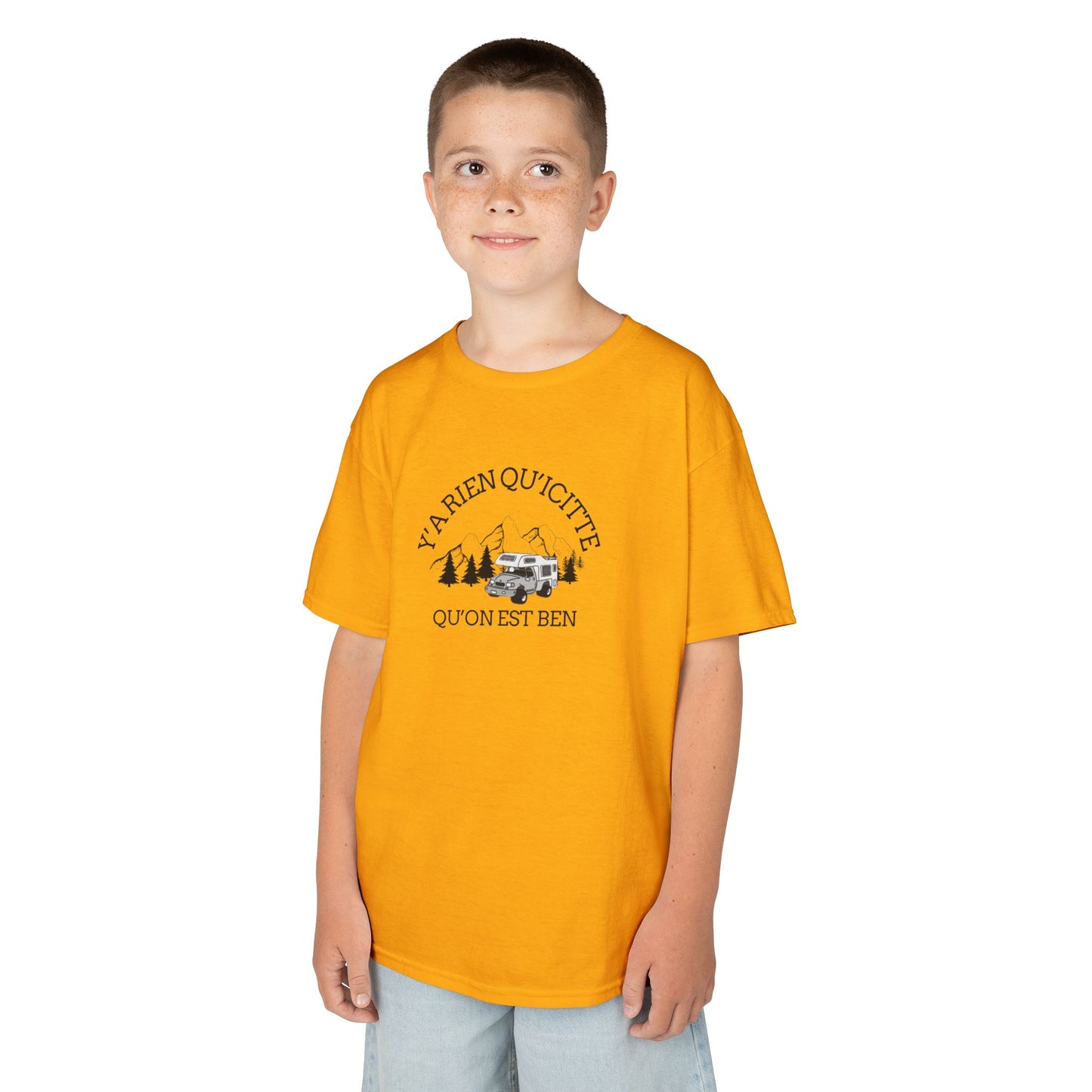t-shirt en coton™ épais pour enfants- Adventure Awaits Kids Tee - Crée_Ation Nature DC