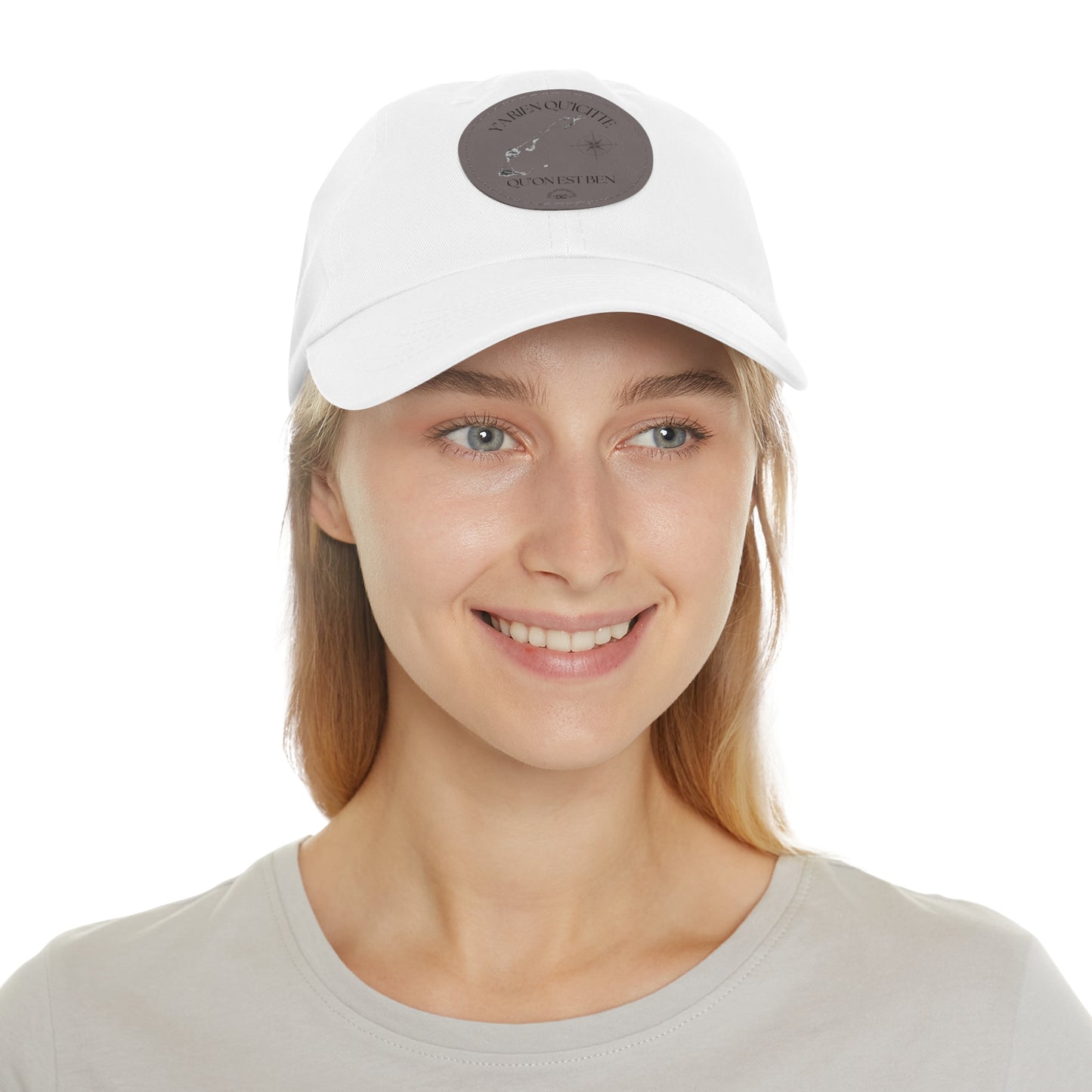 Adventure Dad Hat with Leather Patch - Perfect for Outdoor Enthusiasts - Crée_ation Nature DC