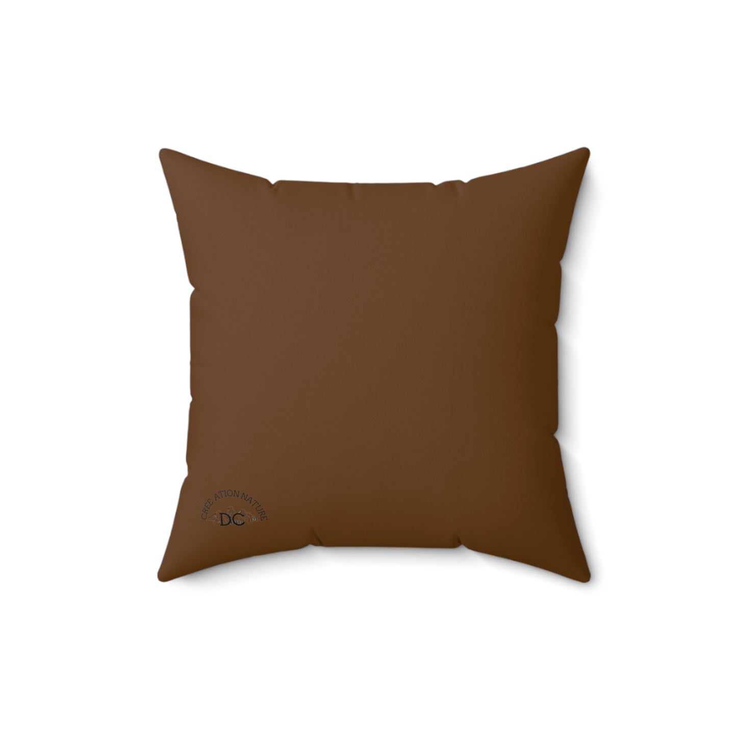 coussin pour roulotte Cozy Camping Pillow - 'Y'a rien qu'icitte, qu'on est ben' Decorative Cushion- Crée_ation Nature DC