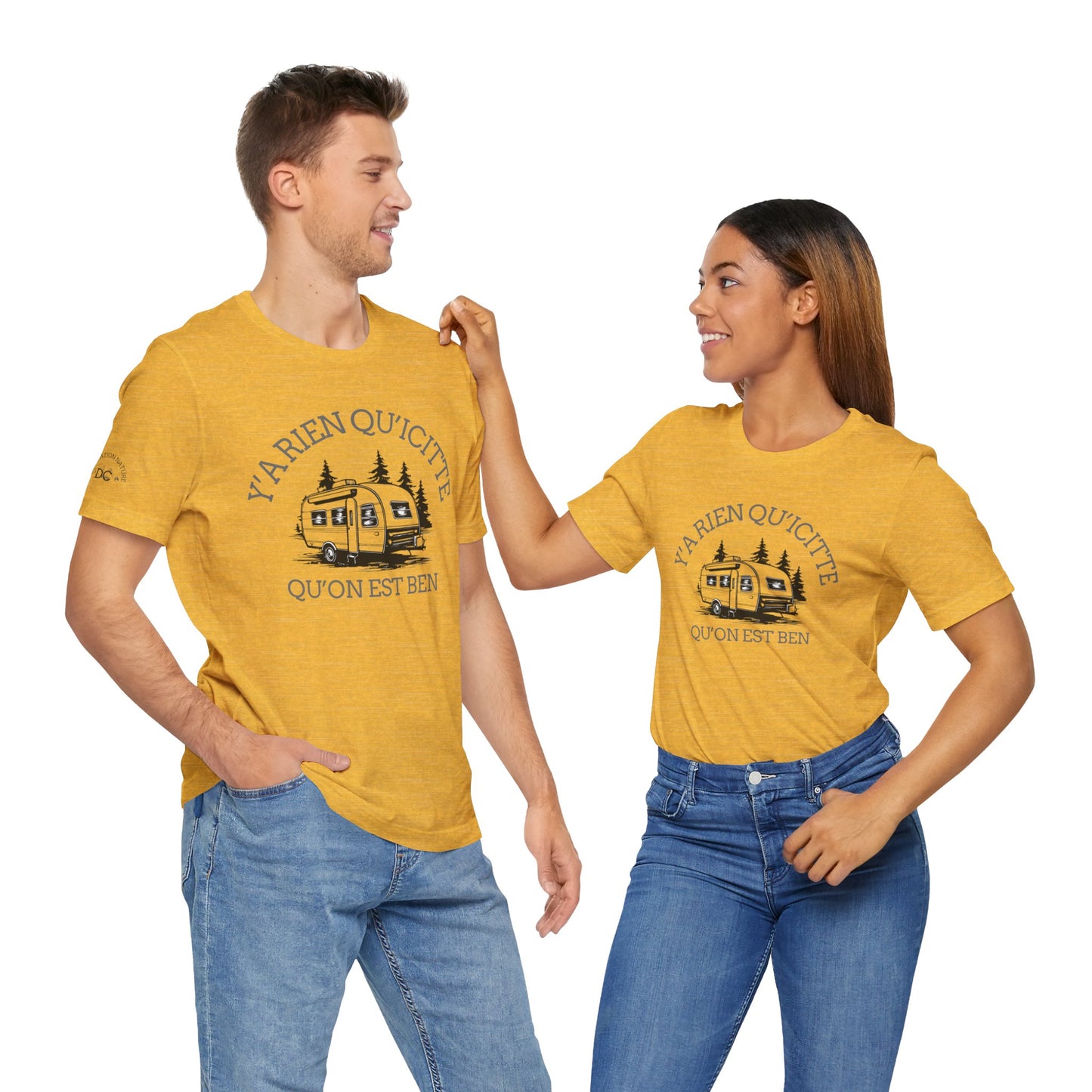 Bohemian RV Adventure Tee - Y'A Rien Qu'citte Qu'on Est Ben - Crée_ation Nature DC