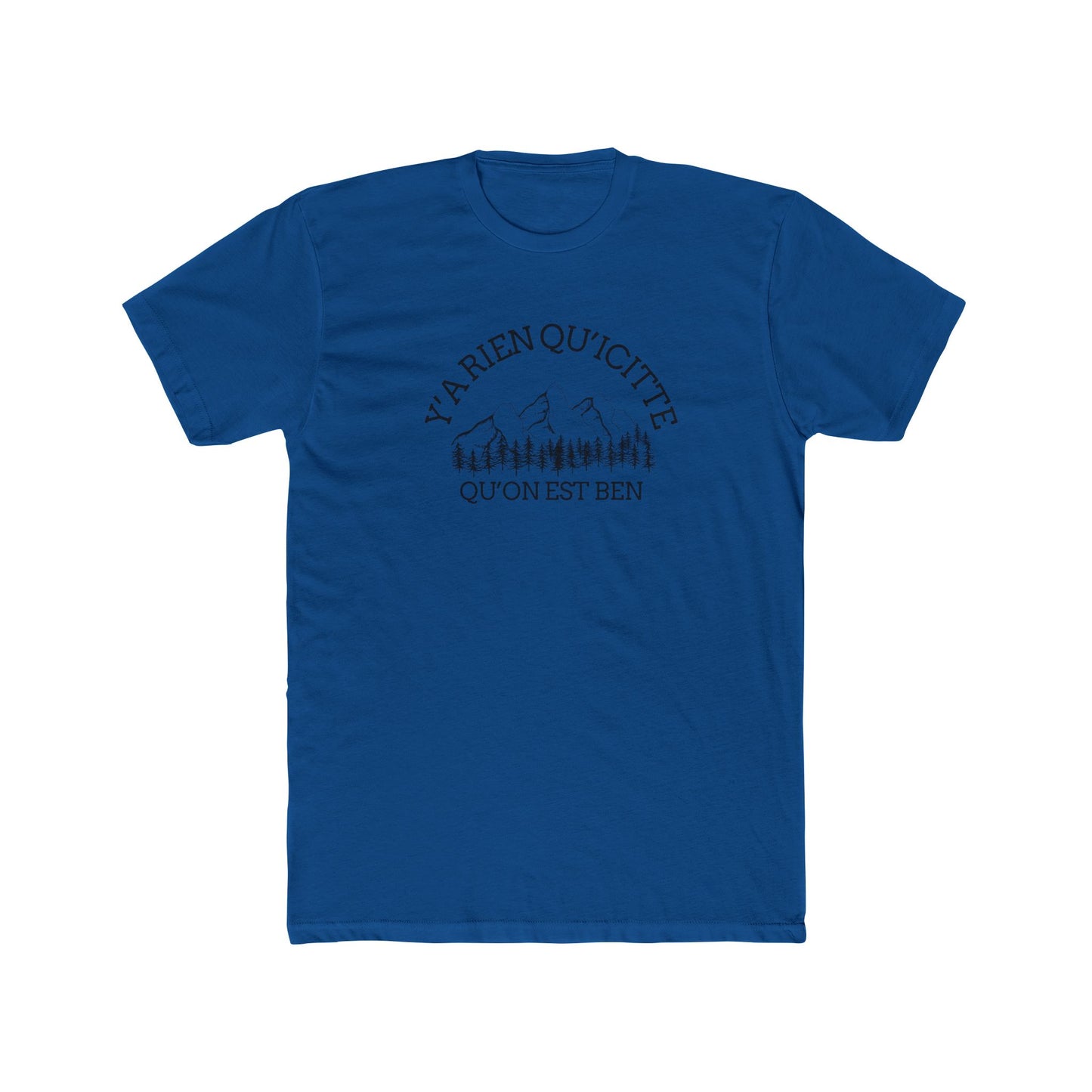 Unisex Cotton Crew Tee - Alpine Adventure Quote Tee - Crée_ation Nature DC