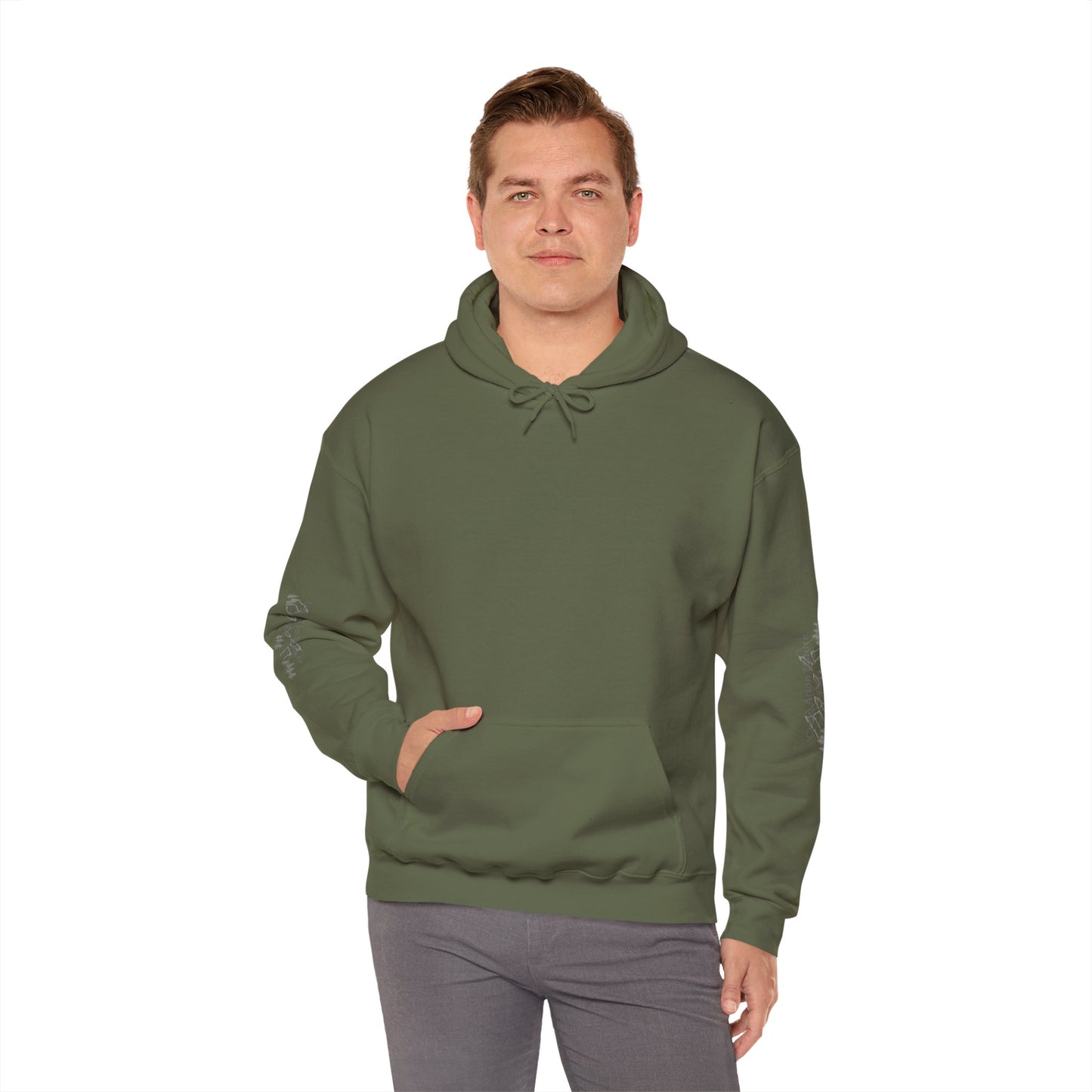 Sweats à capuche Unisex Heavy Blend™ Hooded Sweatshirt - Cozy Adventure Vibes with Motivational Quote-Crée_ation Nature DC