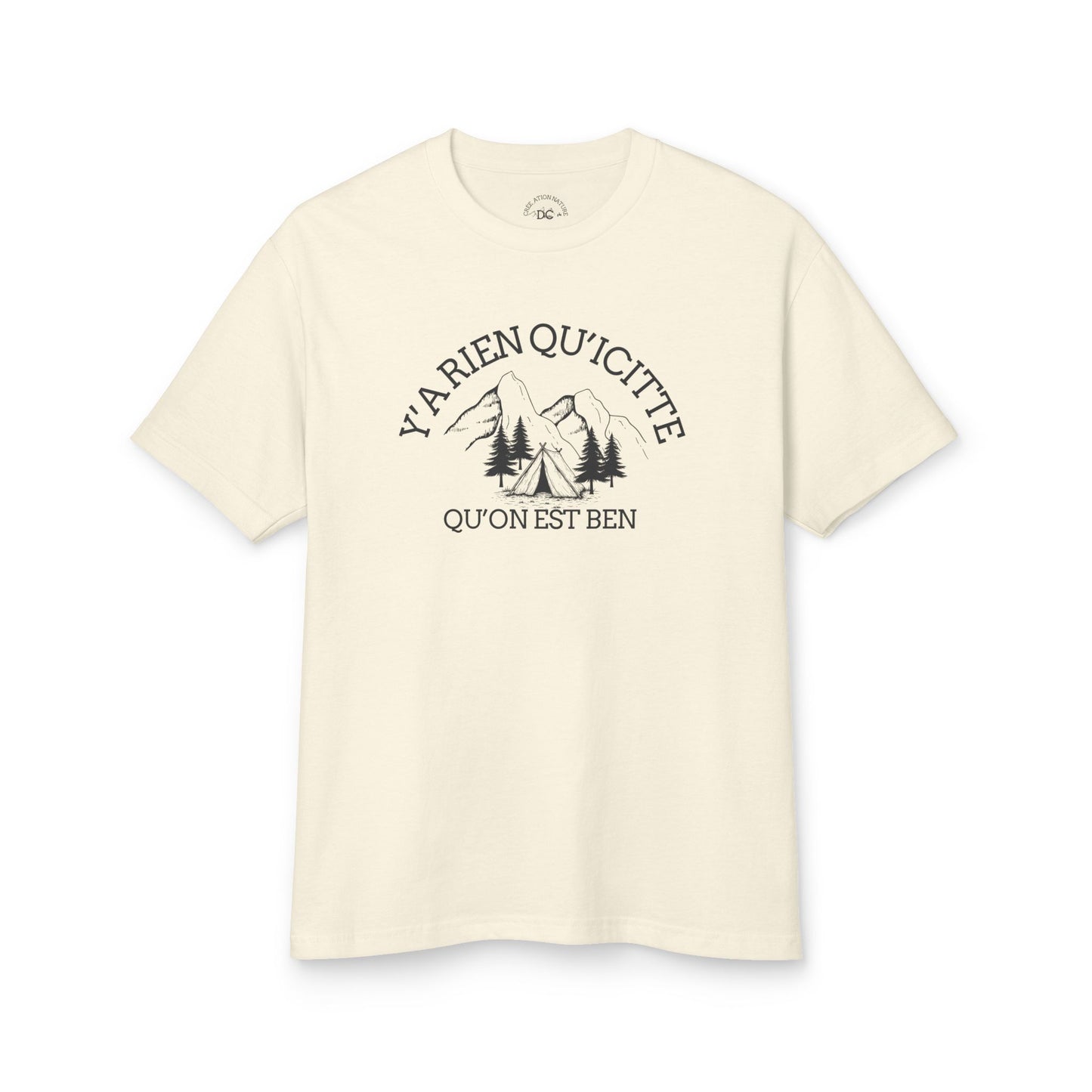 t-shirt en coton épais -Crée_Ation Nature DC