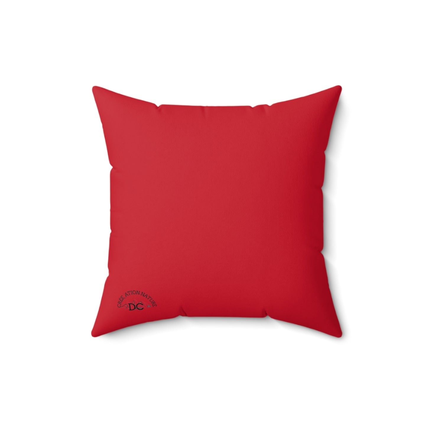 coussin Adventure Themed Spun Polyester Square Pillow - 'Y'a rien qu'icitte, qu'on est ben' Crée_ation Nature DC