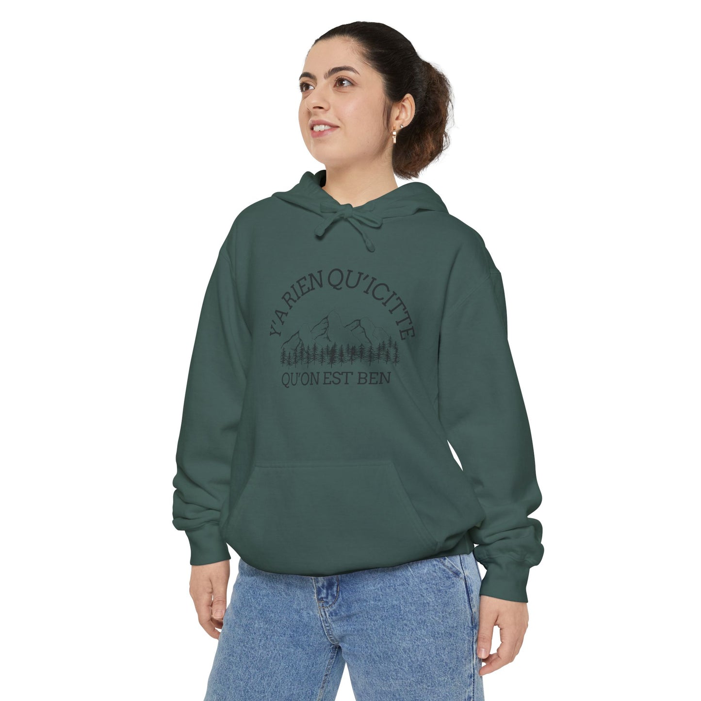 Sweats à capuche Cozy Unisex Garment-Dyed Hoodie - Nature Inspired Design - Crée_ation Nature DC