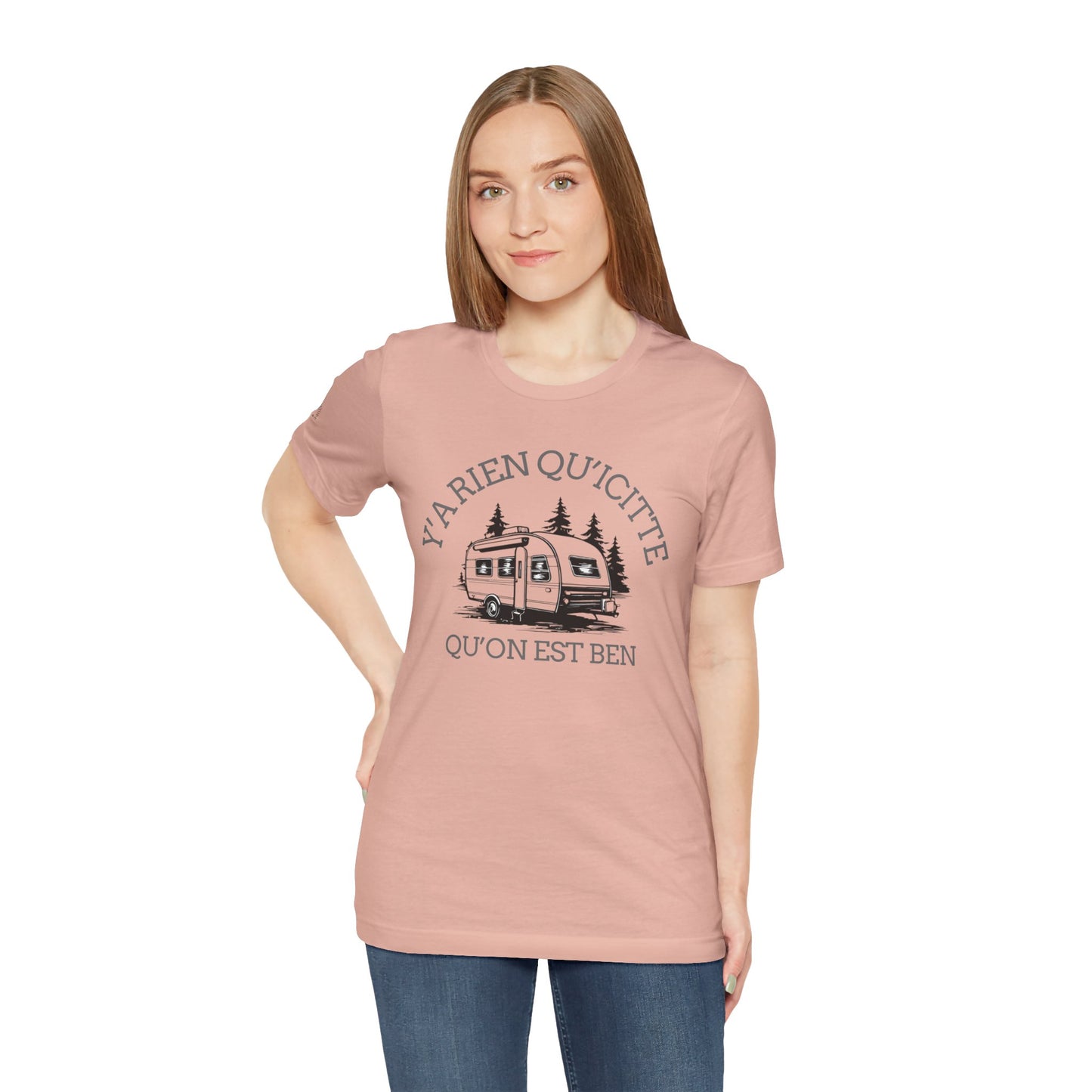 Bohemian RV Adventure Tee - Y'A Rien Qu'citte Qu'on Est Ben - Crée_ation Nature DC