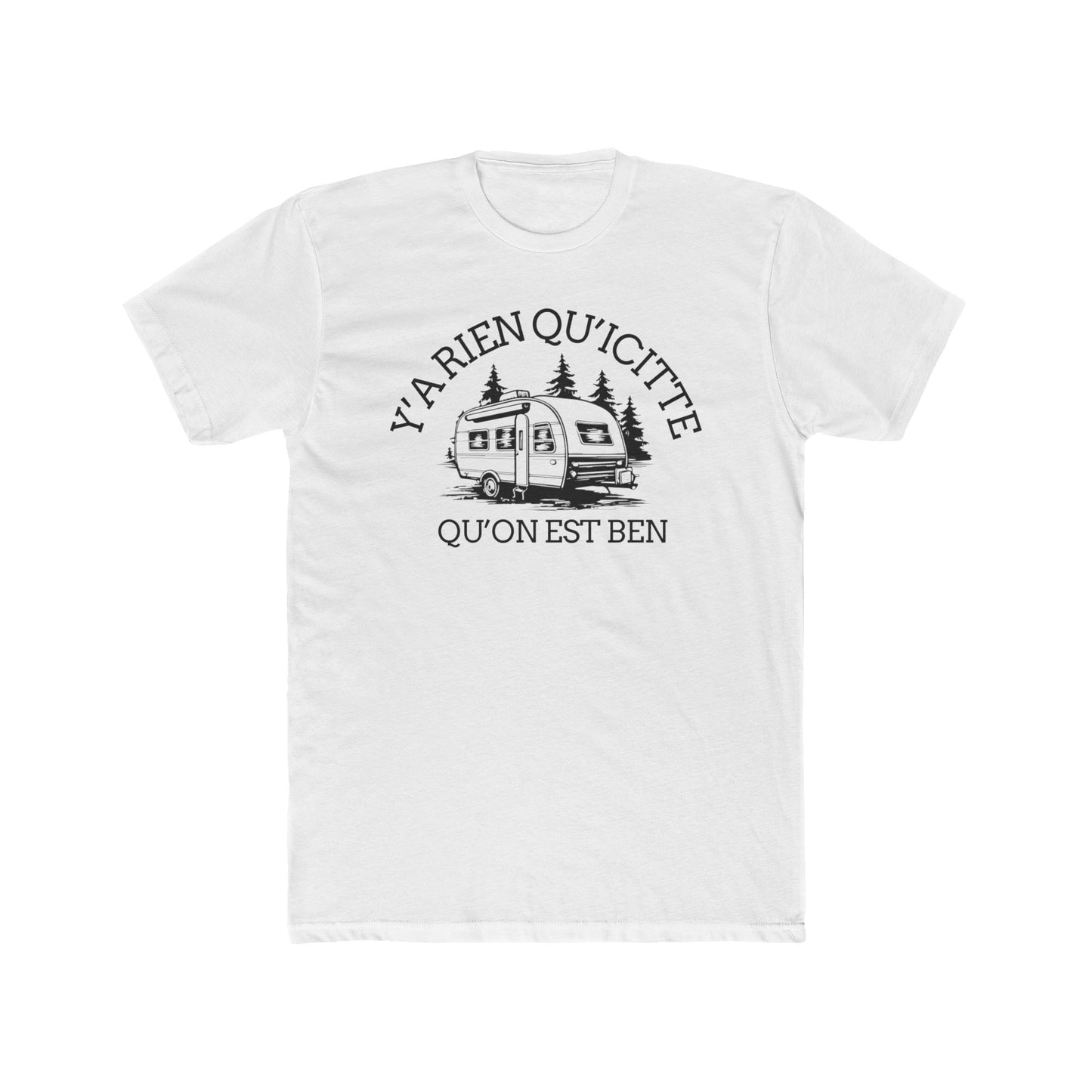 Unisex Cotton Crew Tee - Vintage RV Adventure T-Shirt -Crée_ation Nature DC
