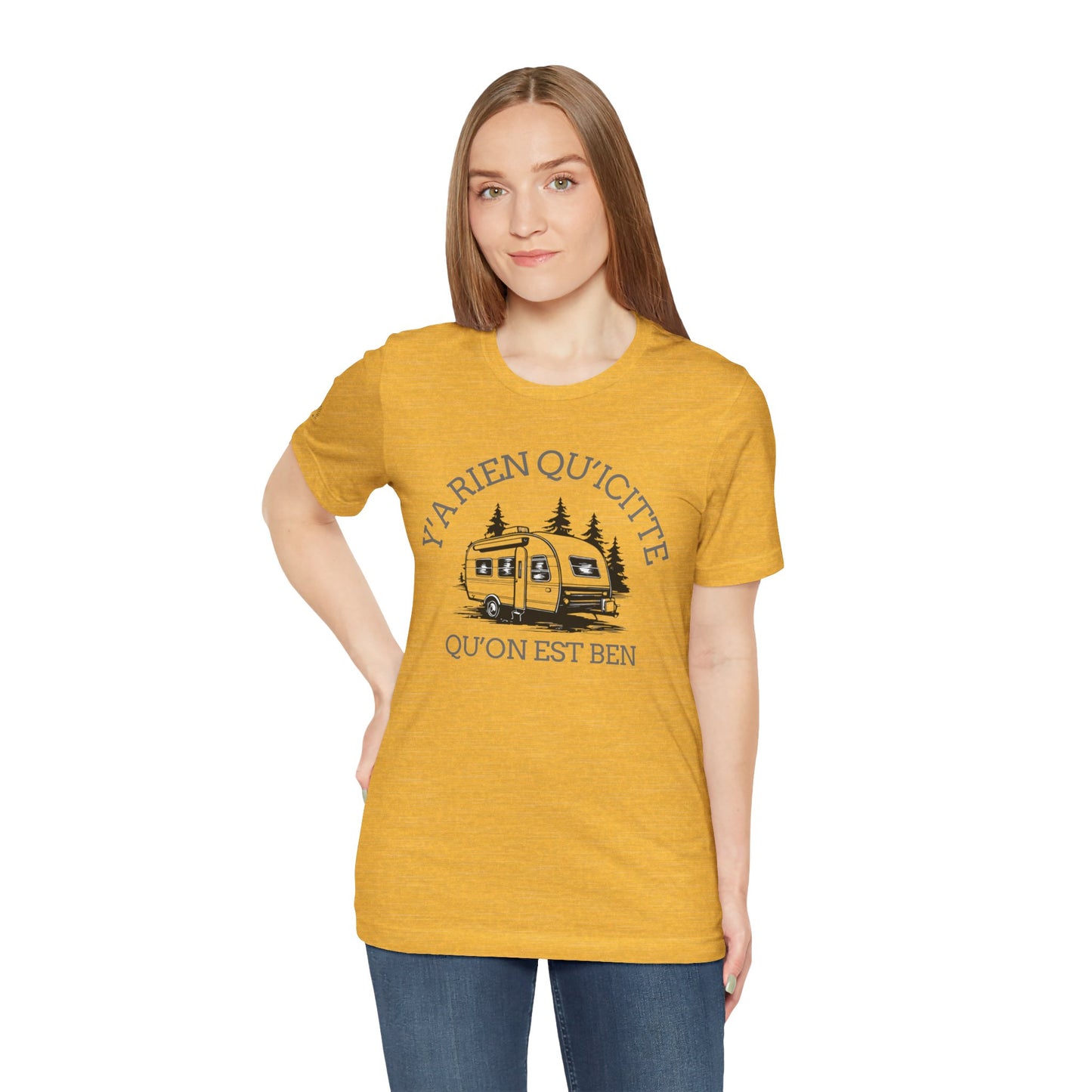 Bohemian RV Adventure Tee - Y'A Rien Qu'citte Qu'on Est Ben - Crée_ation Nature DC