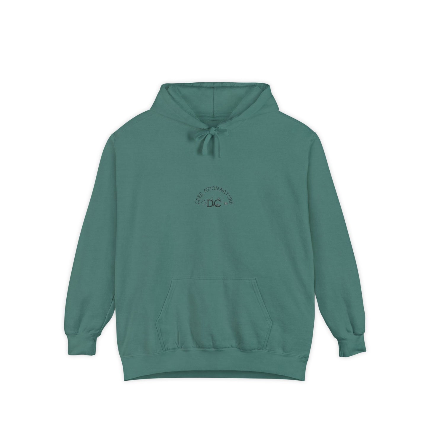 Sweats a capuche Nature-Themed Unisex Garment-Dyed Hoodie with Inspirational Quotes-Crée_ation Nature DC