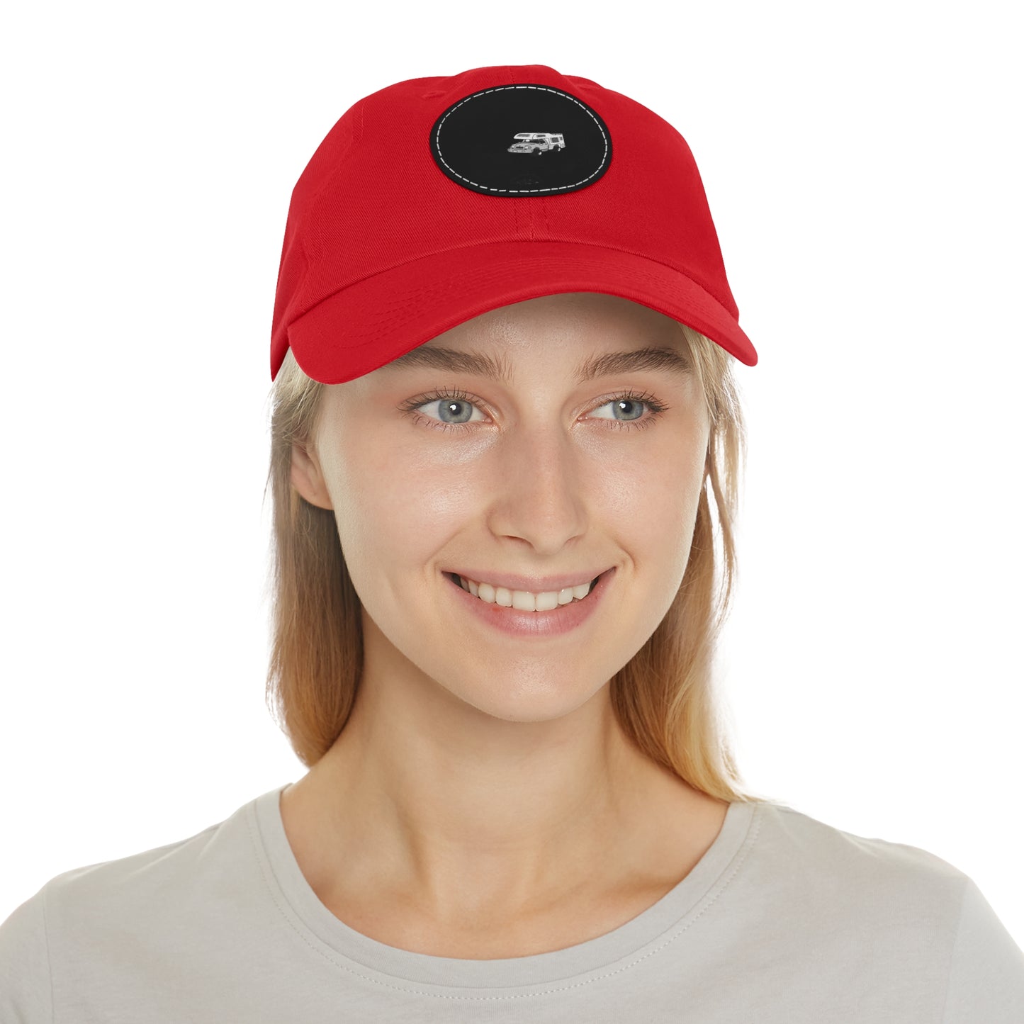 Casual Dad Hat with Leather Patch - Perfect Gift for Outdoor Lovers - Crée_ation Nature DC