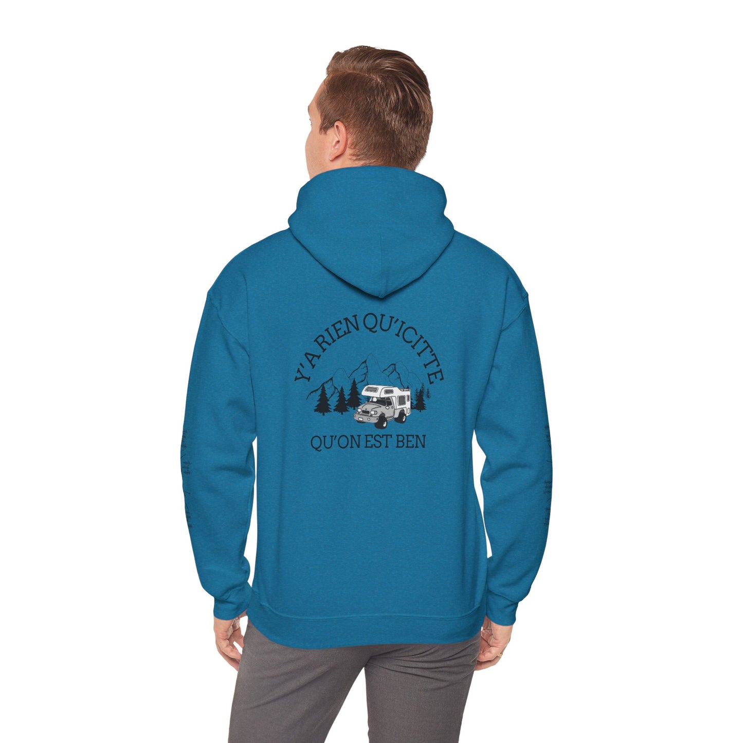 Sweats a capuche Unisex Heavy Blend™ Hooded Sweatshirt - Cozy Adventure Vibes - Perfect for Outdoor Lovers-Crée_ation Nature DC