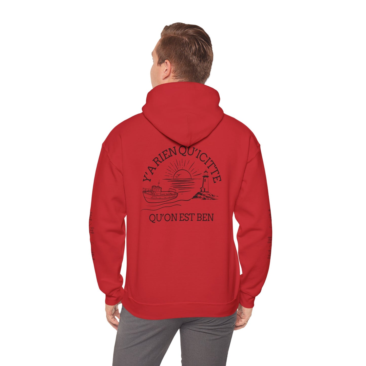 sweats a capuche Unisex Heavy Blend™ Hooded Sweatshirt - Coastal Vibes Graphic - Crée_ation Nature DC