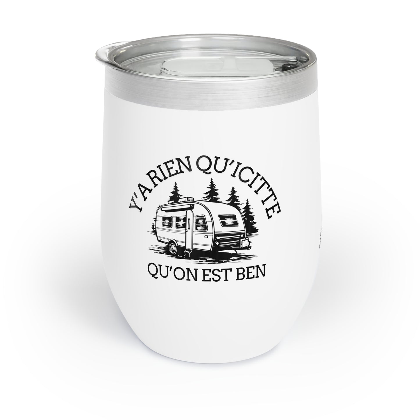 Chill Wine Tumbler - Relaxing Beverage Holder for Home & Outdoor Use Crée_ation Nature DC