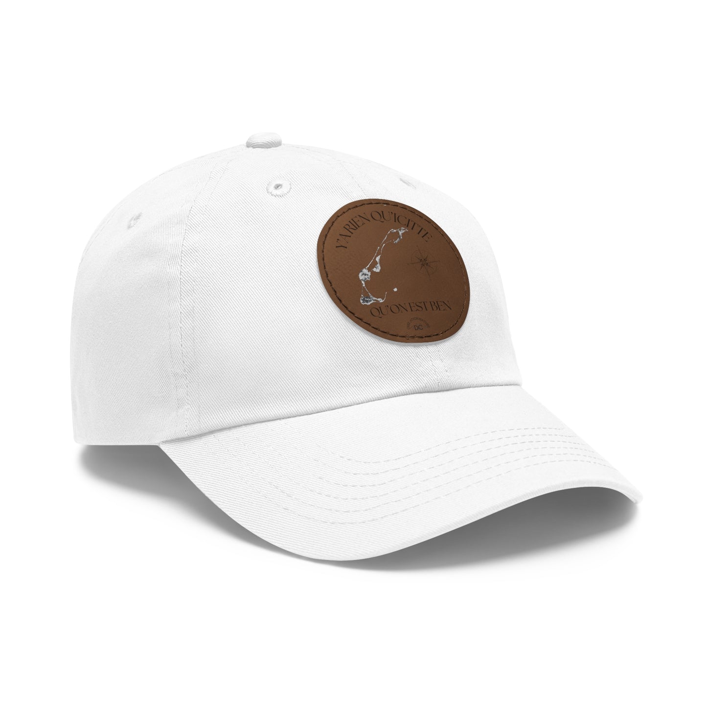 Adventure Dad Hat with Leather Patch - Perfect for Outdoor Enthusiasts - Crée_ation Nature DC