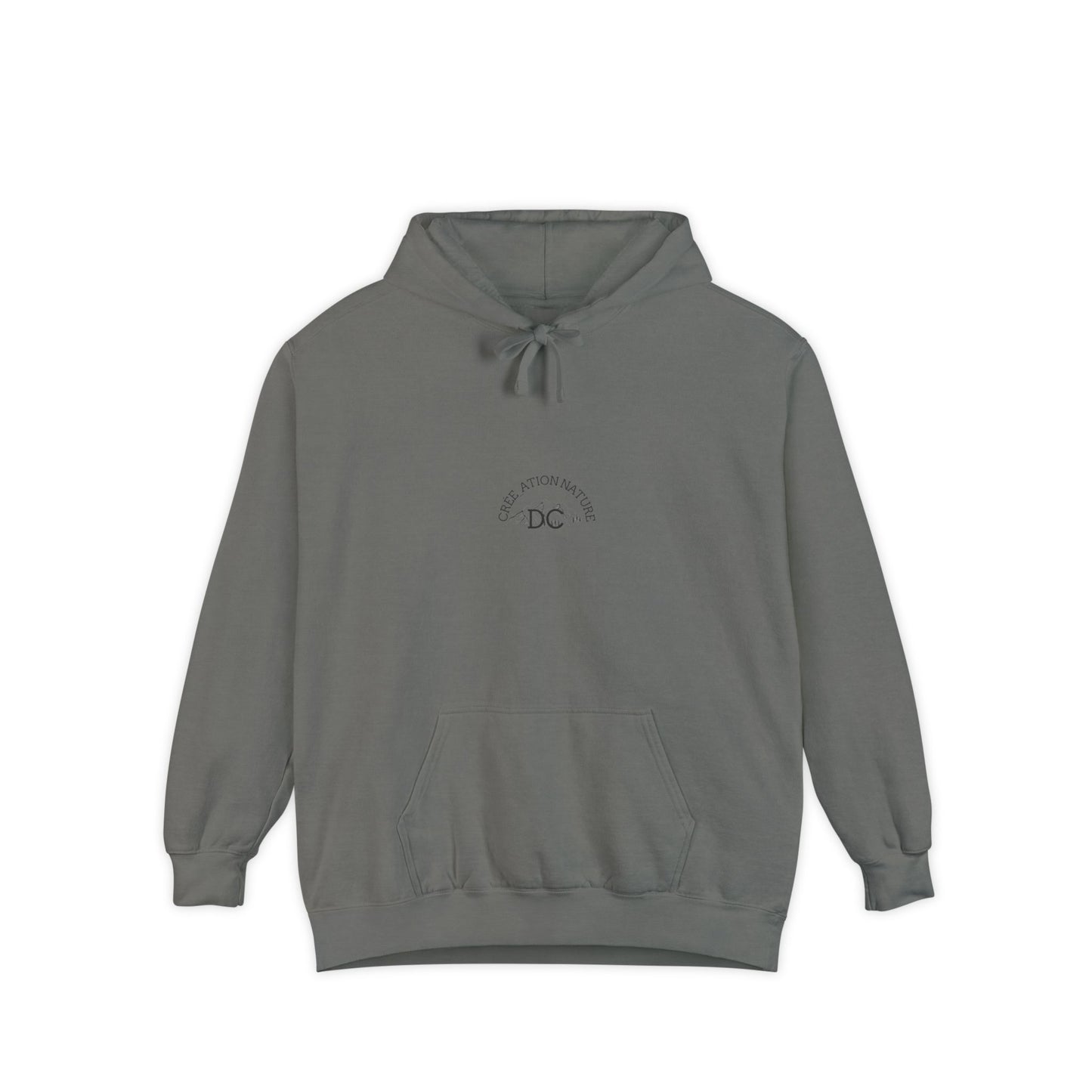 Sweats a capuche Nature-Themed Unisex Garment-Dyed Hoodie with Inspirational Quotes-Crée_ation Nature DC