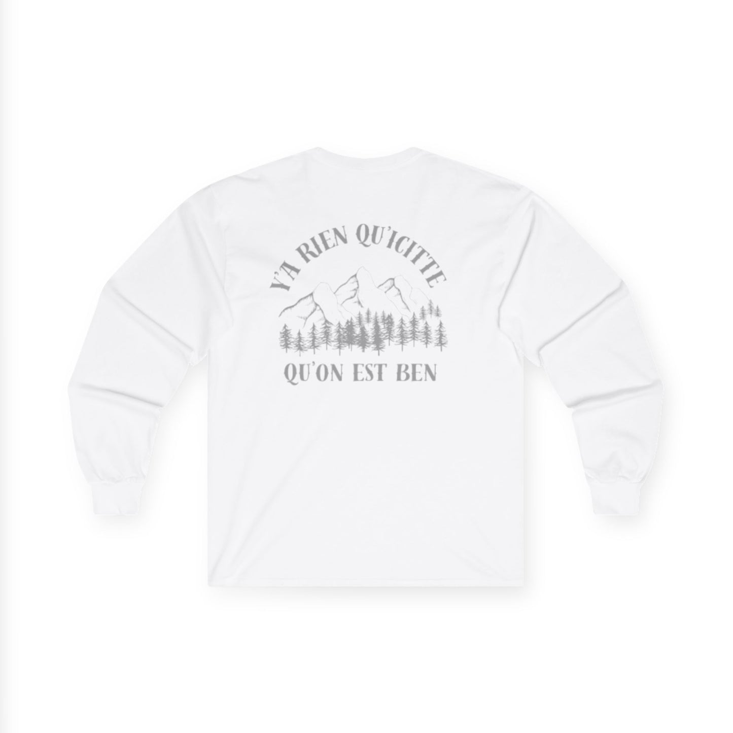 Inspirational Nature Long Sleeve Tee - Unisex Ultra Cotton Shirt for Outdoor Lovers