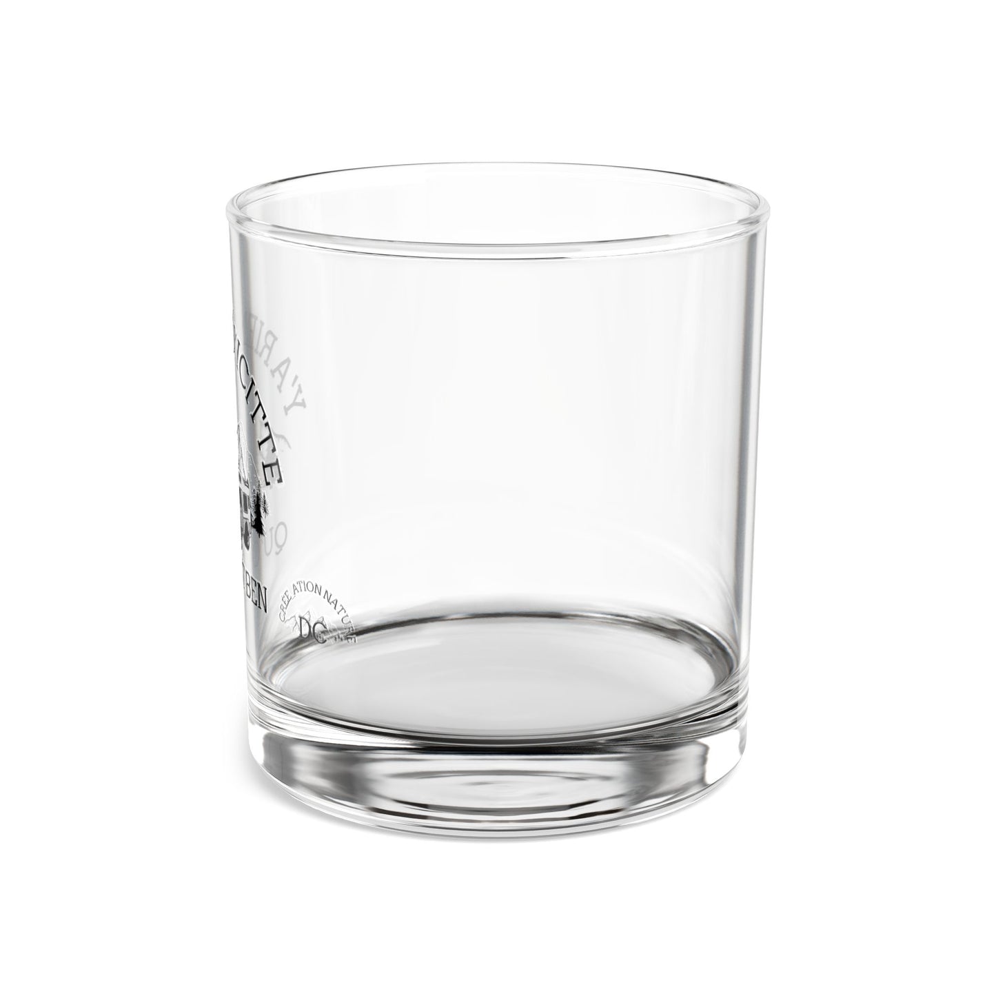 verre Rocks - Adventure Rocks Glass - 10oz with 'Y'a rien qu'icitte, qu'on est ben' Design- Crée_Ation Nature DC