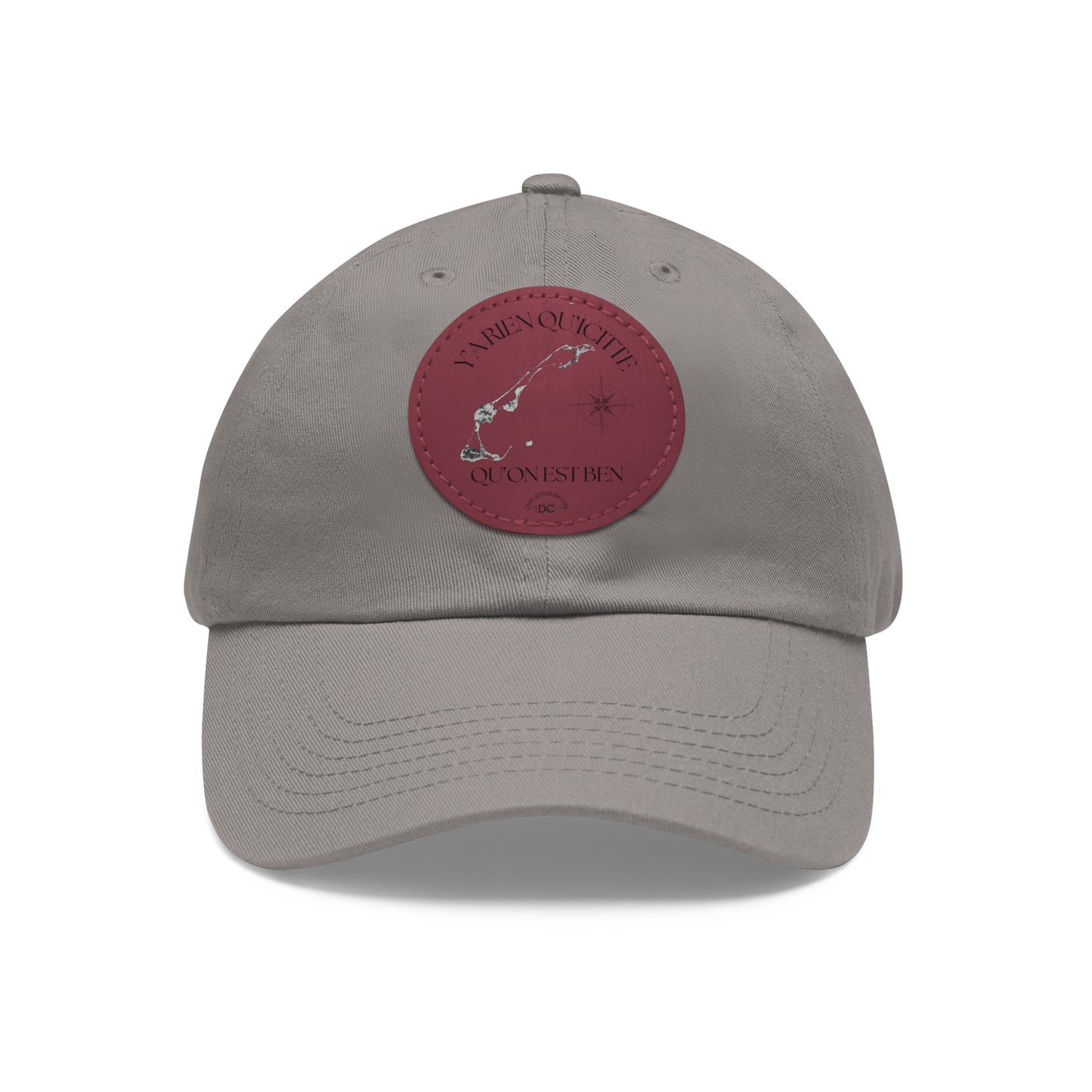 Adventure Dad Hat with Leather Patch - Perfect for Outdoor Enthusiasts - Crée_ation Nature DC