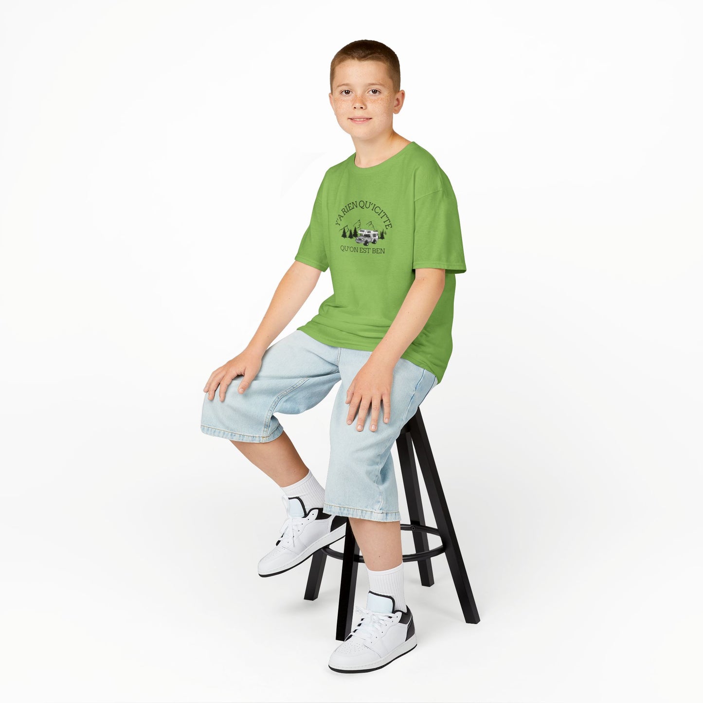 t-shirt en coton™ épais pour enfants- Adventure Awaits Kids Tee - Crée_Ation Nature DC