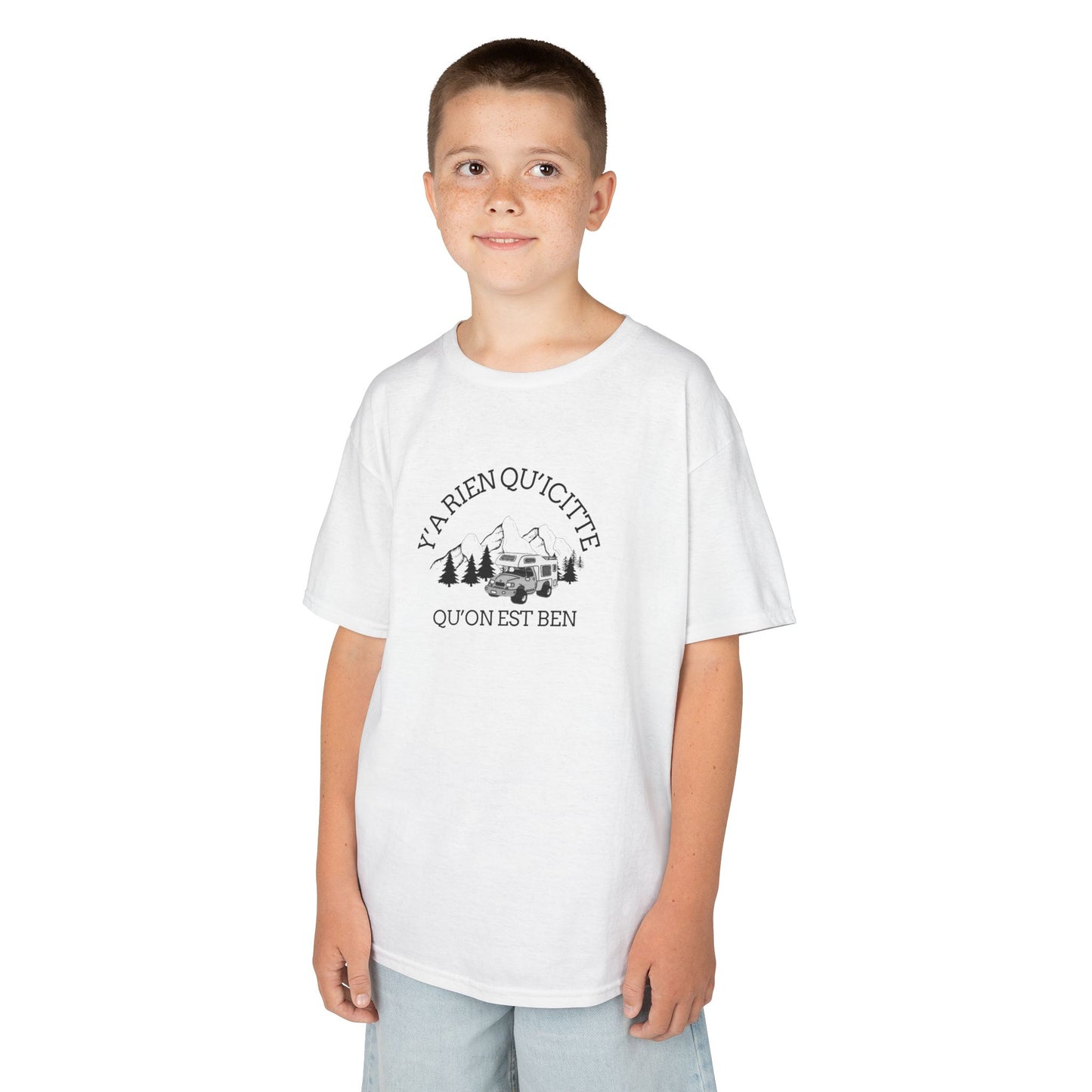t-shirt en coton™ épais pour enfants- Adventure Awaits Kids Tee - Crée_Ation Nature DC