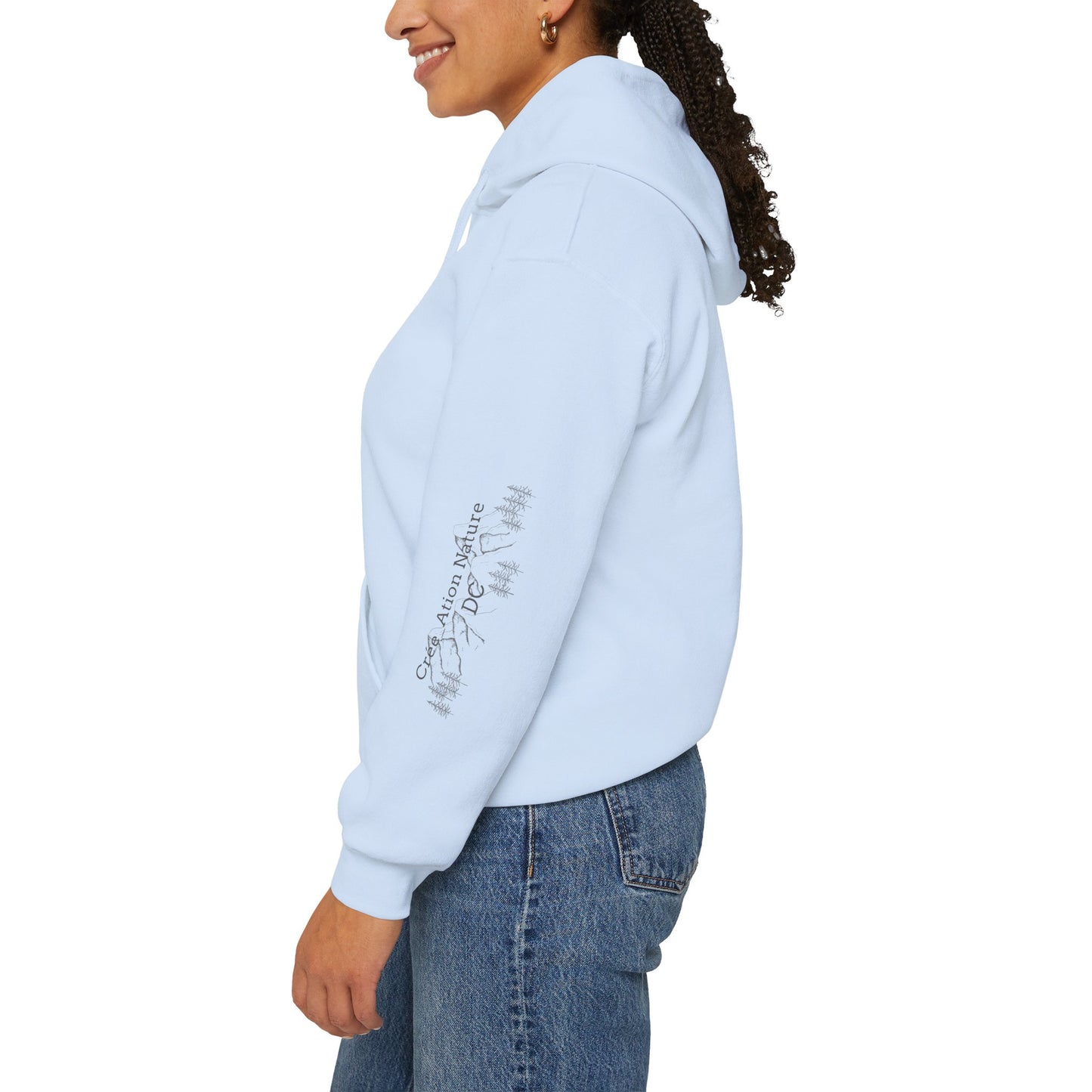 sweat-shirt à capuche unisexe - 'Y'A RIEN QU'ICITTE - Qu'On Est Ben'-Crée_ation Nature DC