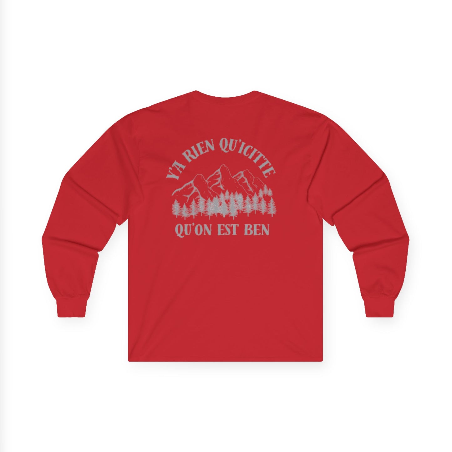 Inspirational Nature Long Sleeve Tee - Unisex Ultra Cotton Shirt for Outdoor Lovers