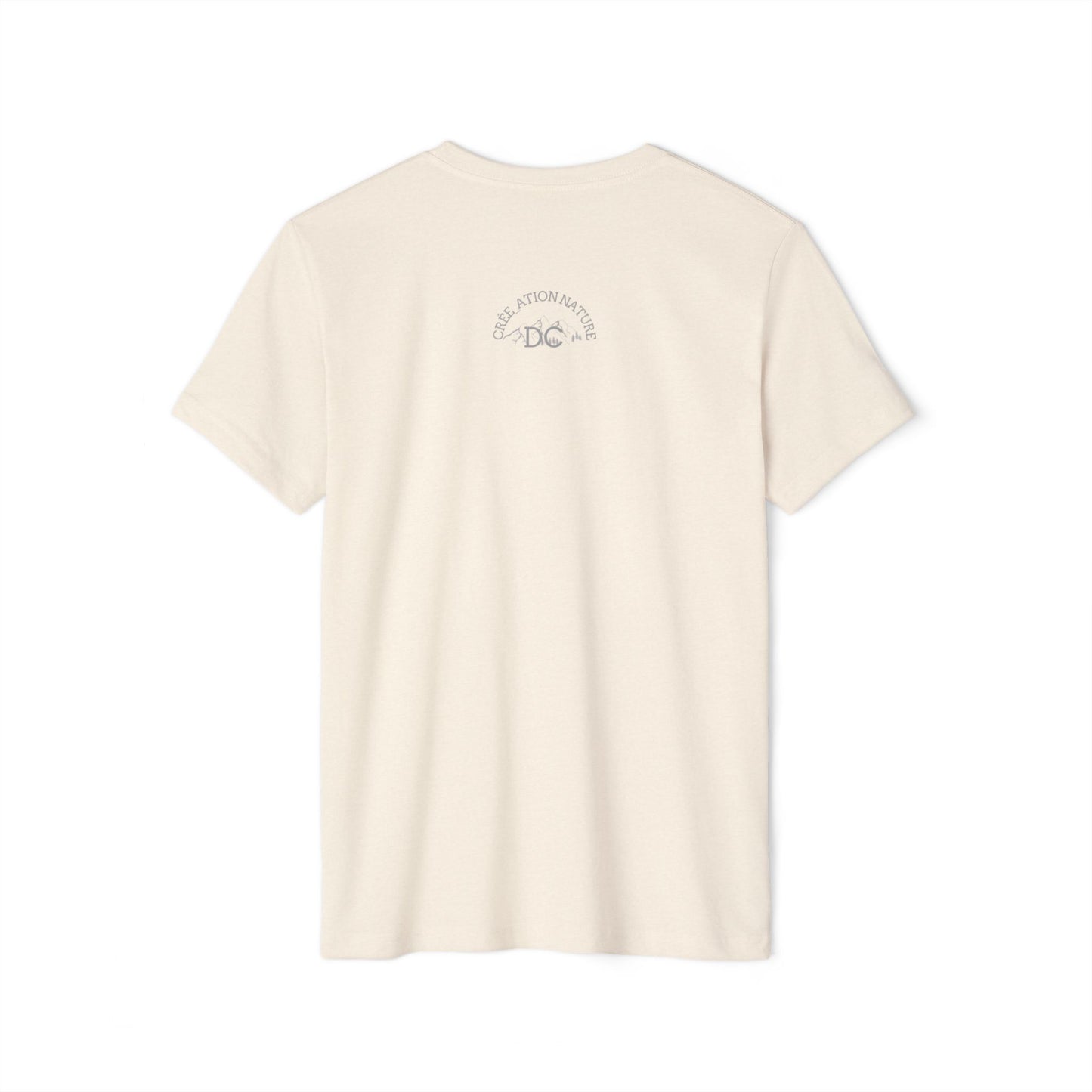 Eco-Friendly Mountain Vibes T-Shirt | Unisex Organic Tee for Nature Lovers -Crée_ation Nature DC