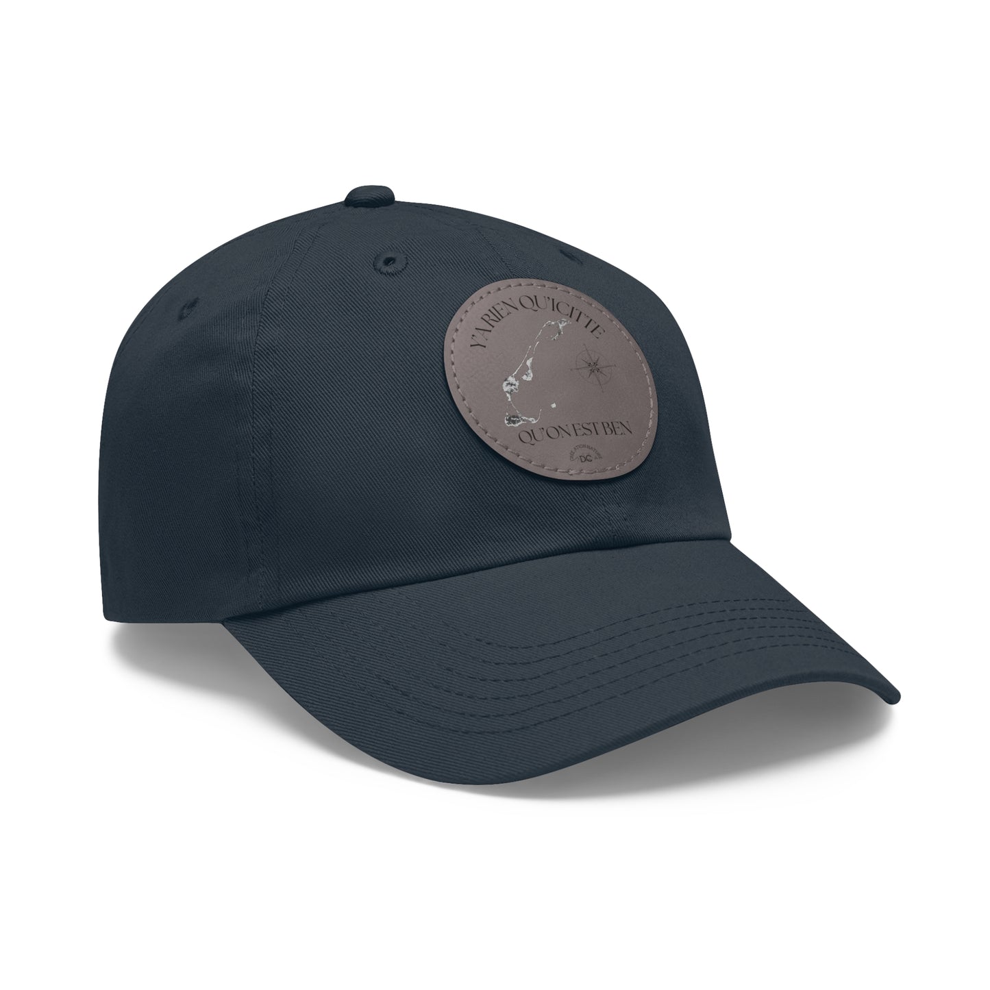 Adventure Dad Hat with Leather Patch - Perfect for Outdoor Enthusiasts - Crée_ation Nature DC
