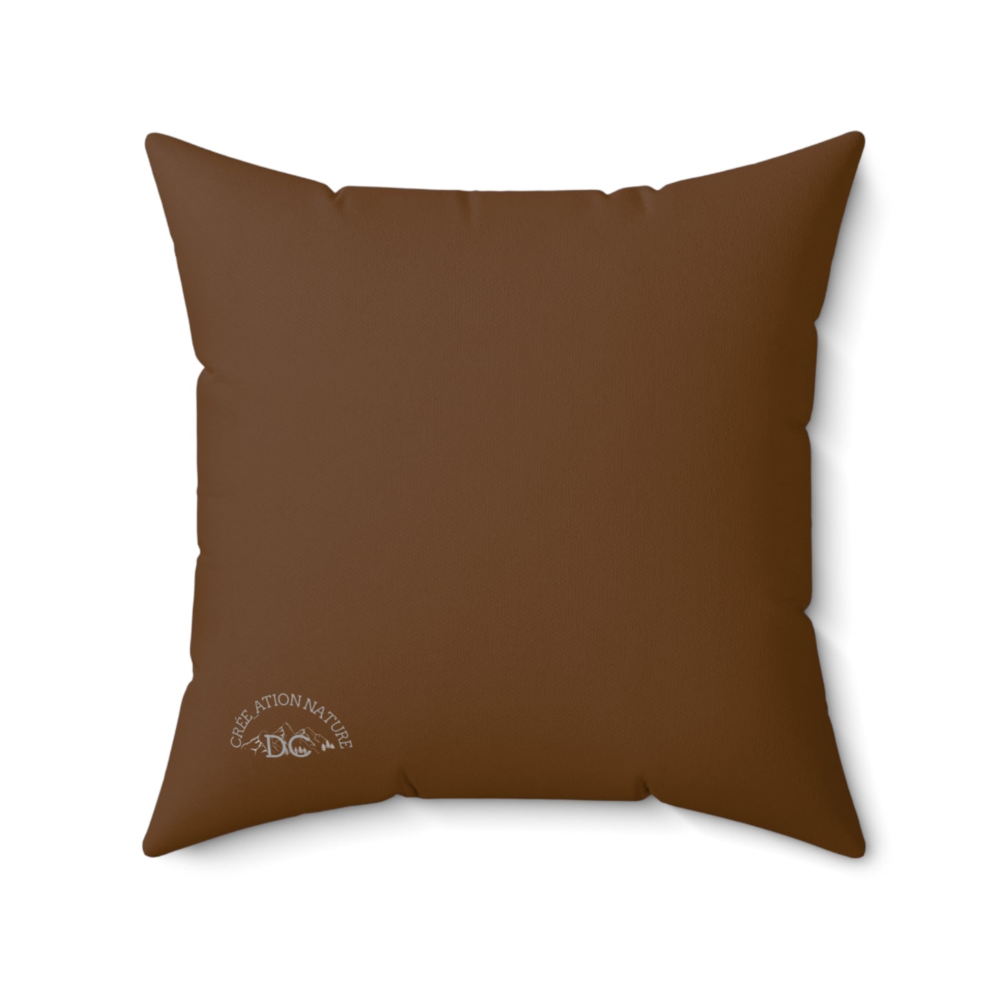 Cozy Outdoor Quote Pillow - Y'a rien qu'citte qu'on est ben - Crée_ation Nature DC