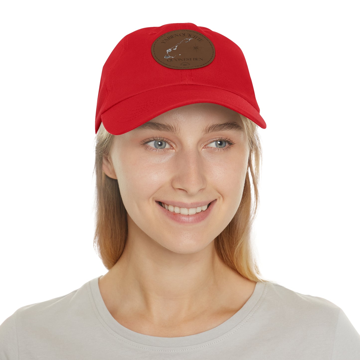 Adventure Dad Hat with Leather Patch - Perfect for Outdoor Enthusiasts - Crée_ation Nature DC