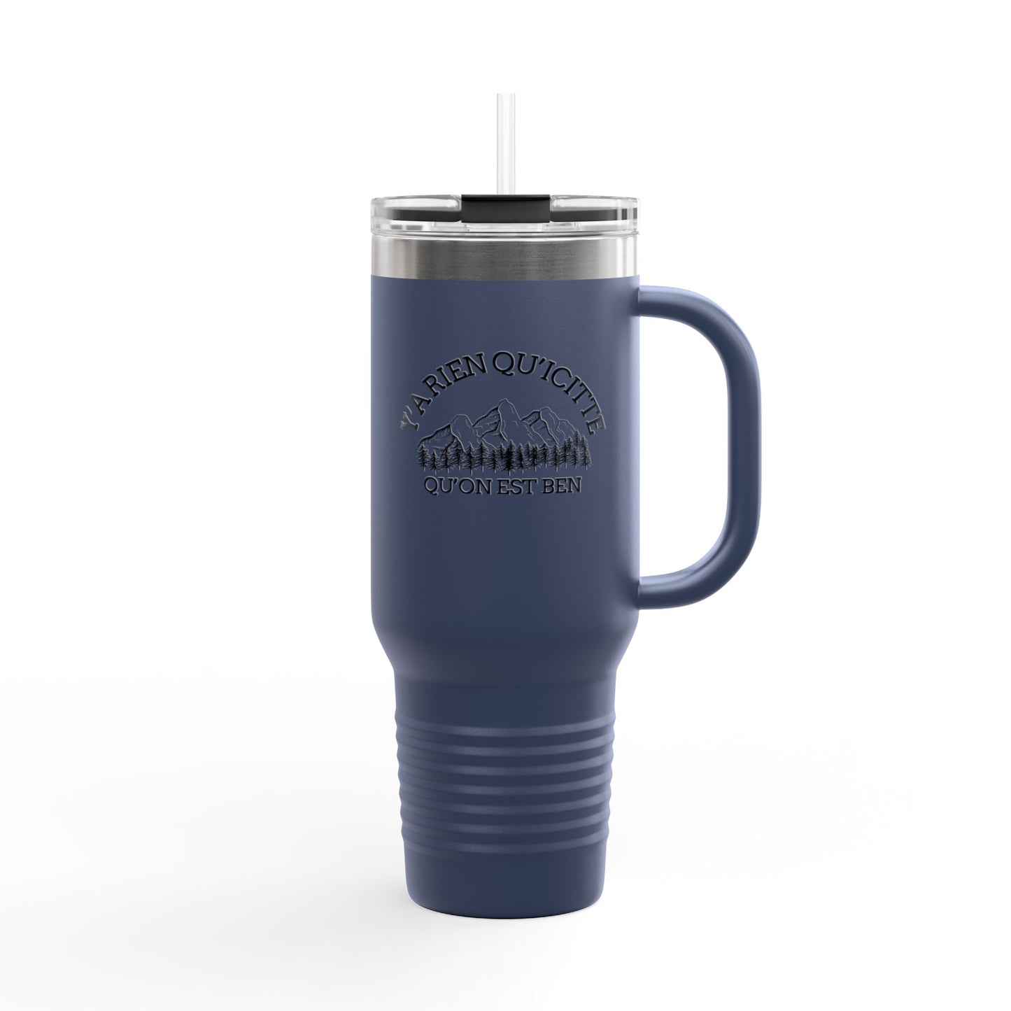 40oz Insulated Travel Mug with Bear Paw Design - Perfect for Camping and Outdoor Adventures Crée_ation Nature DC