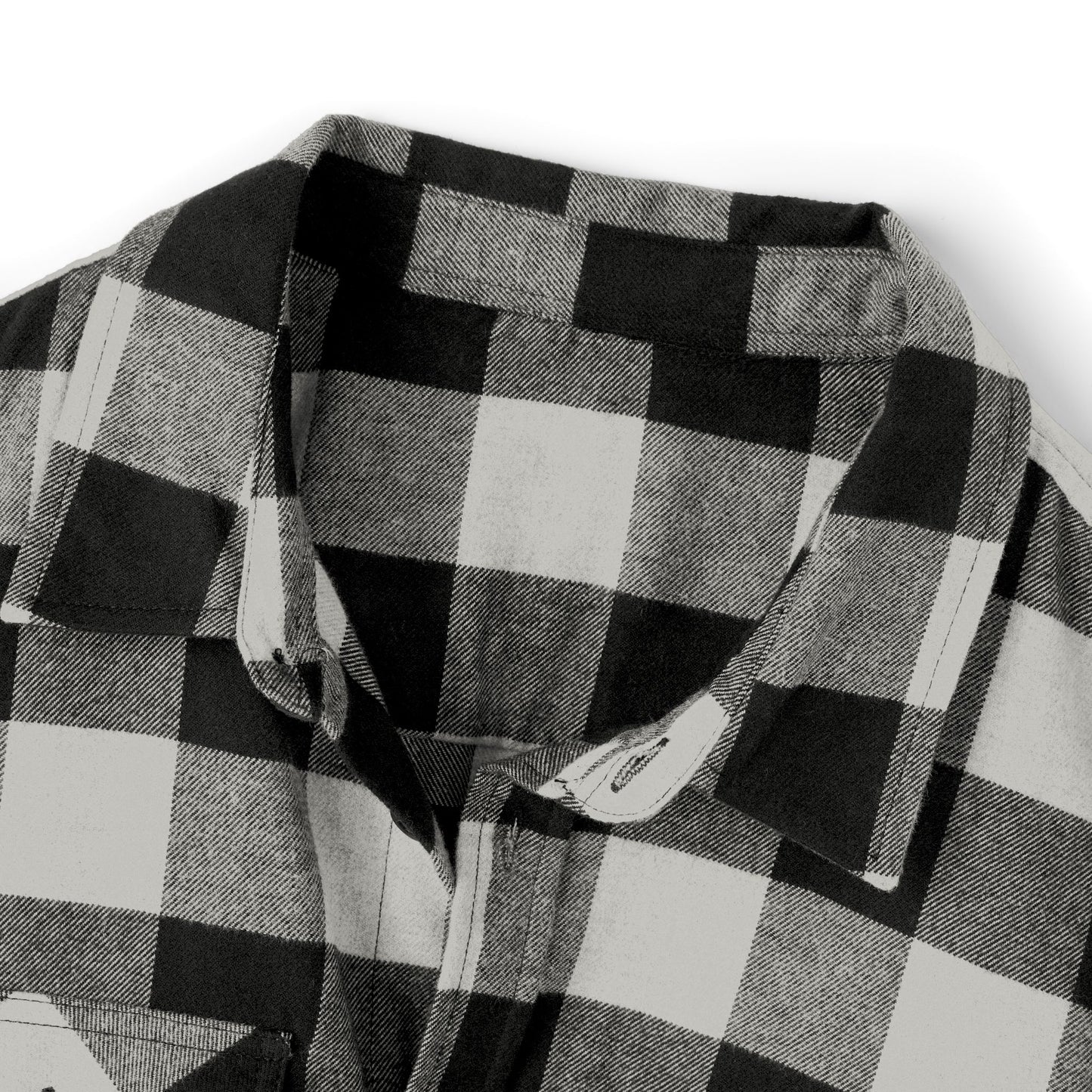 Adventure-Ready Unisex Flannel Shirt - Cozy Plaid with Camping Design