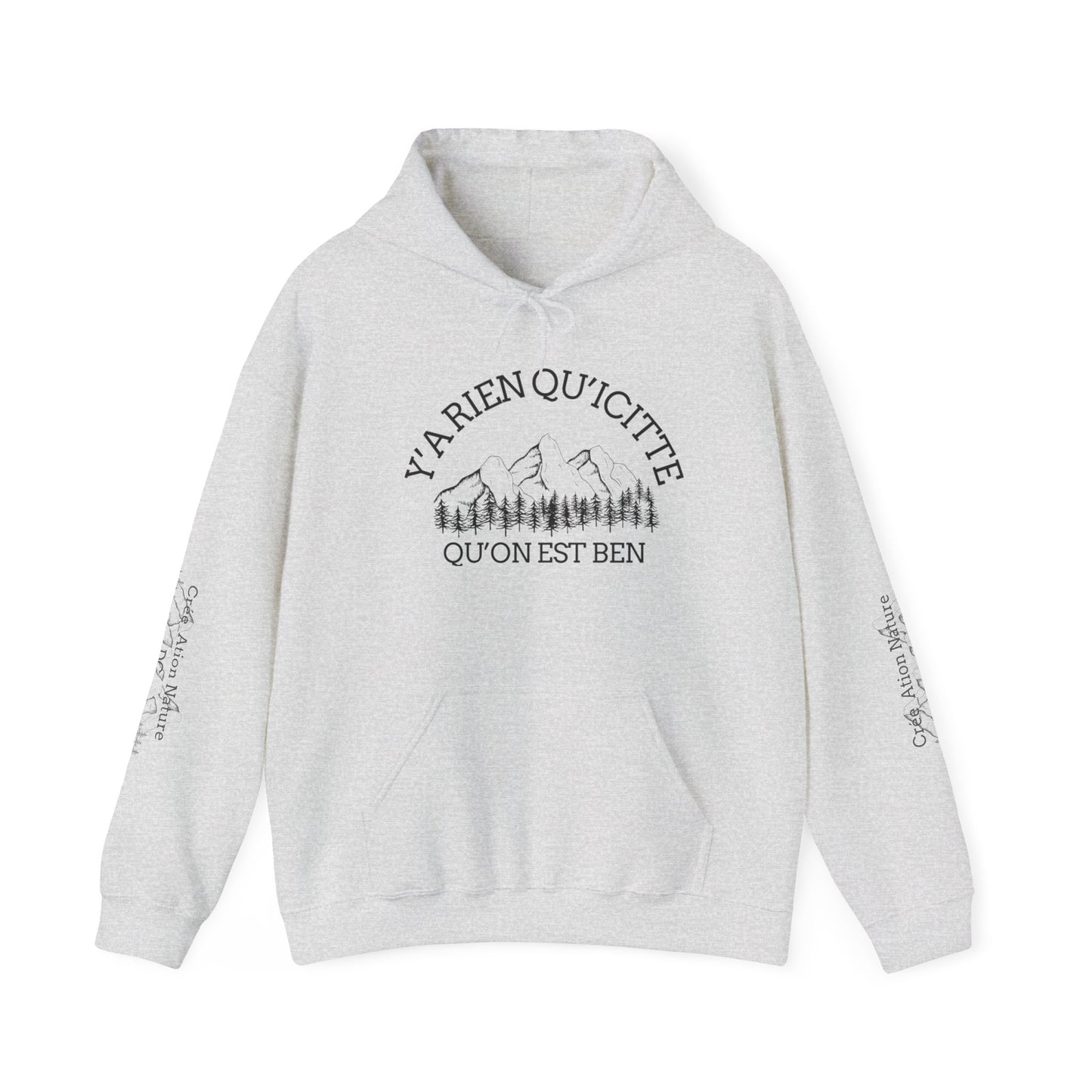 Sweats a capuche Cozy Unisex Hooded Sweatshirt with Nature-Inspired Design-Cree_ation Nature DC