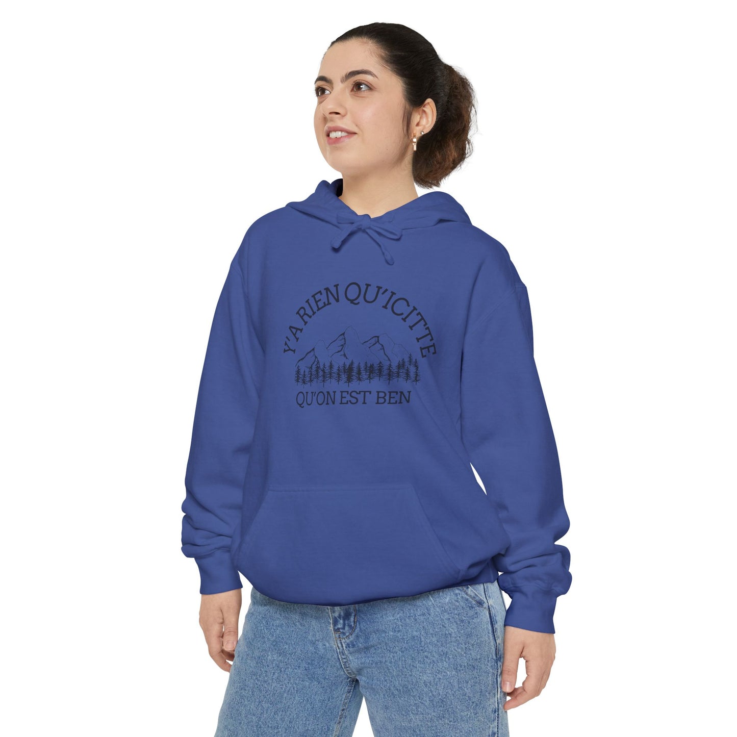 Sweats à capuche Cozy Unisex Garment-Dyed Hoodie - Nature Inspired Design - Crée_ation Nature DC