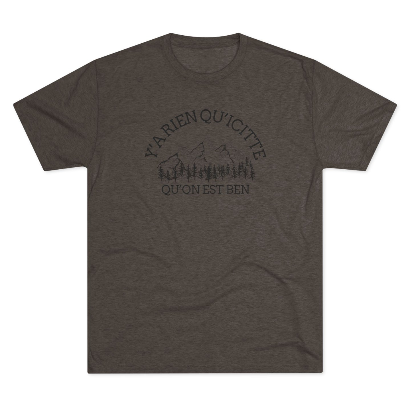 Unisex Tri-Blend Crew Tee - Nature Quote Graphic T-Shirt for Outdoor Enthusiasts - Crée_ation Nature DC
