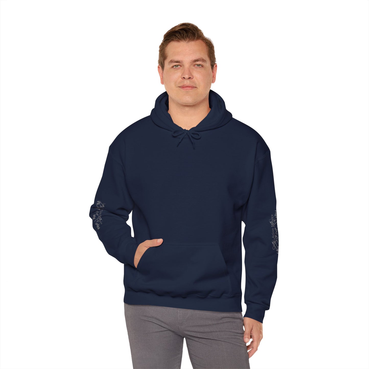 Sweats à capuche Unisex Heavy Blend™ Hooded Sweatshirt - Cozy Adventure Vibes with Motivational Quote-Crée_ation Nature DC