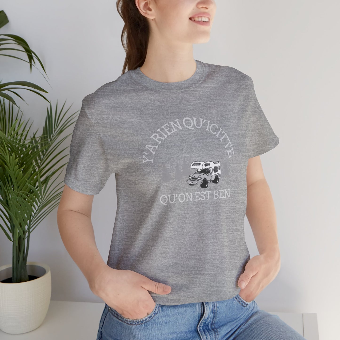 Adventure Ready Unisex Tee - 'Ya Rien Qu'Il Citte' Graphic-Crée_ation Nature DC
