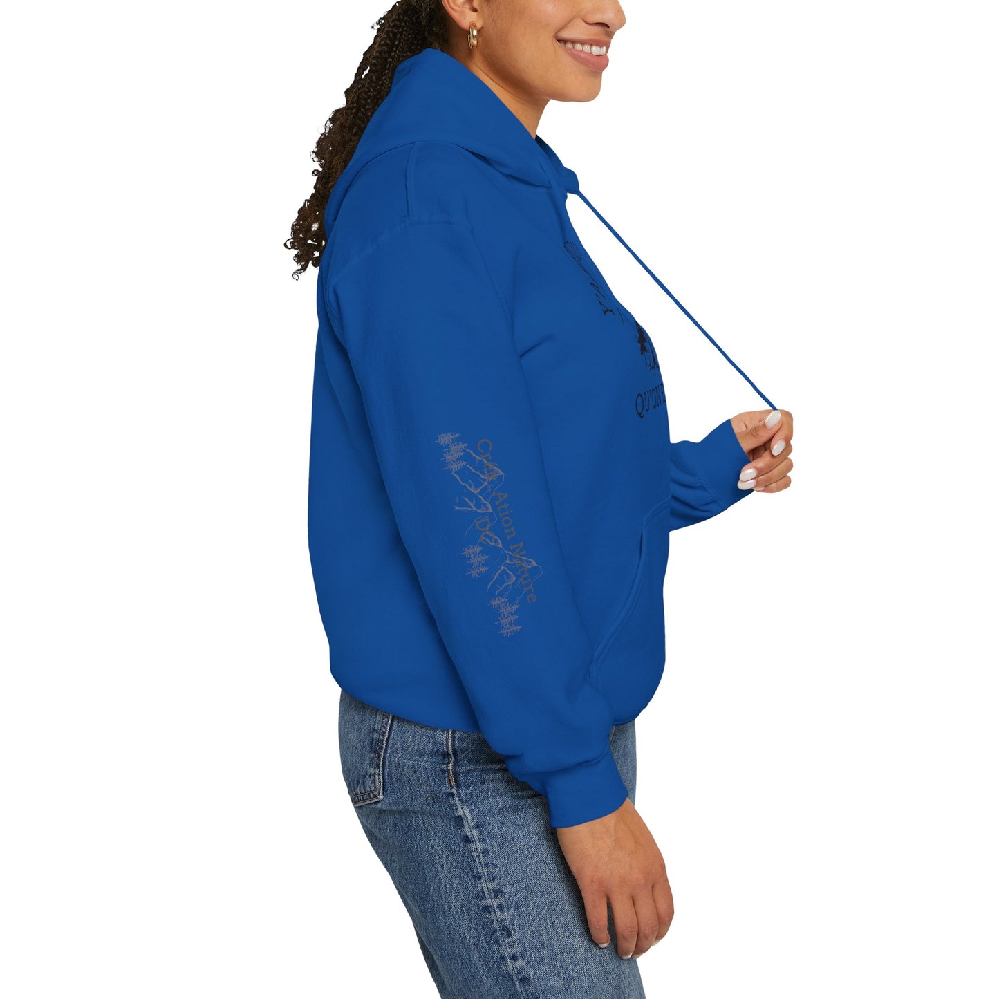 sweat-shirt à capuche unisexe - 'Y'A RIEN QU'ICITTE - Qu'On Est Ben'-Crée_ation Nature DC
