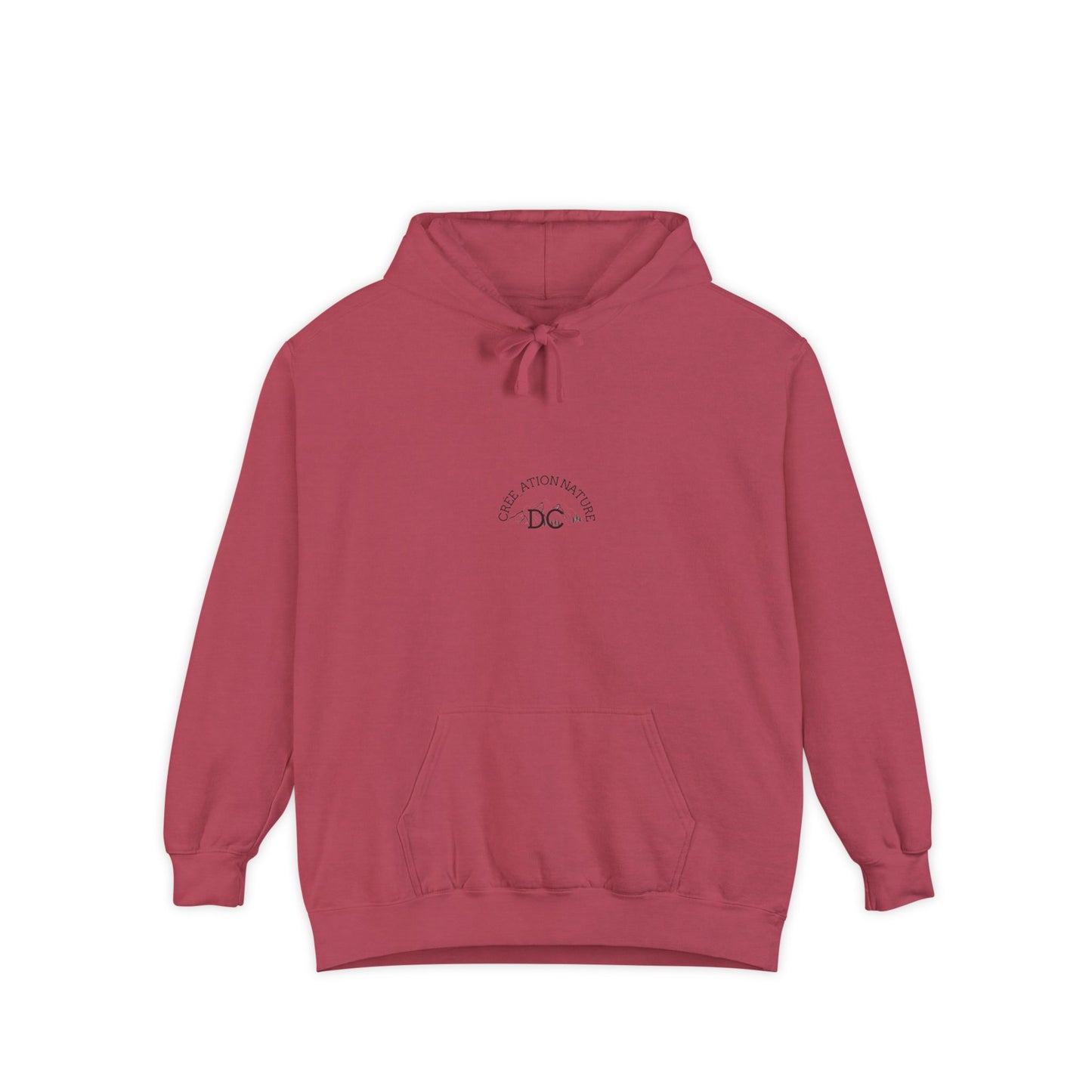 Sweats a capuche Nature-Themed Unisex Garment-Dyed Hoodie with Inspirational Quotes-Crée_ation Nature DC