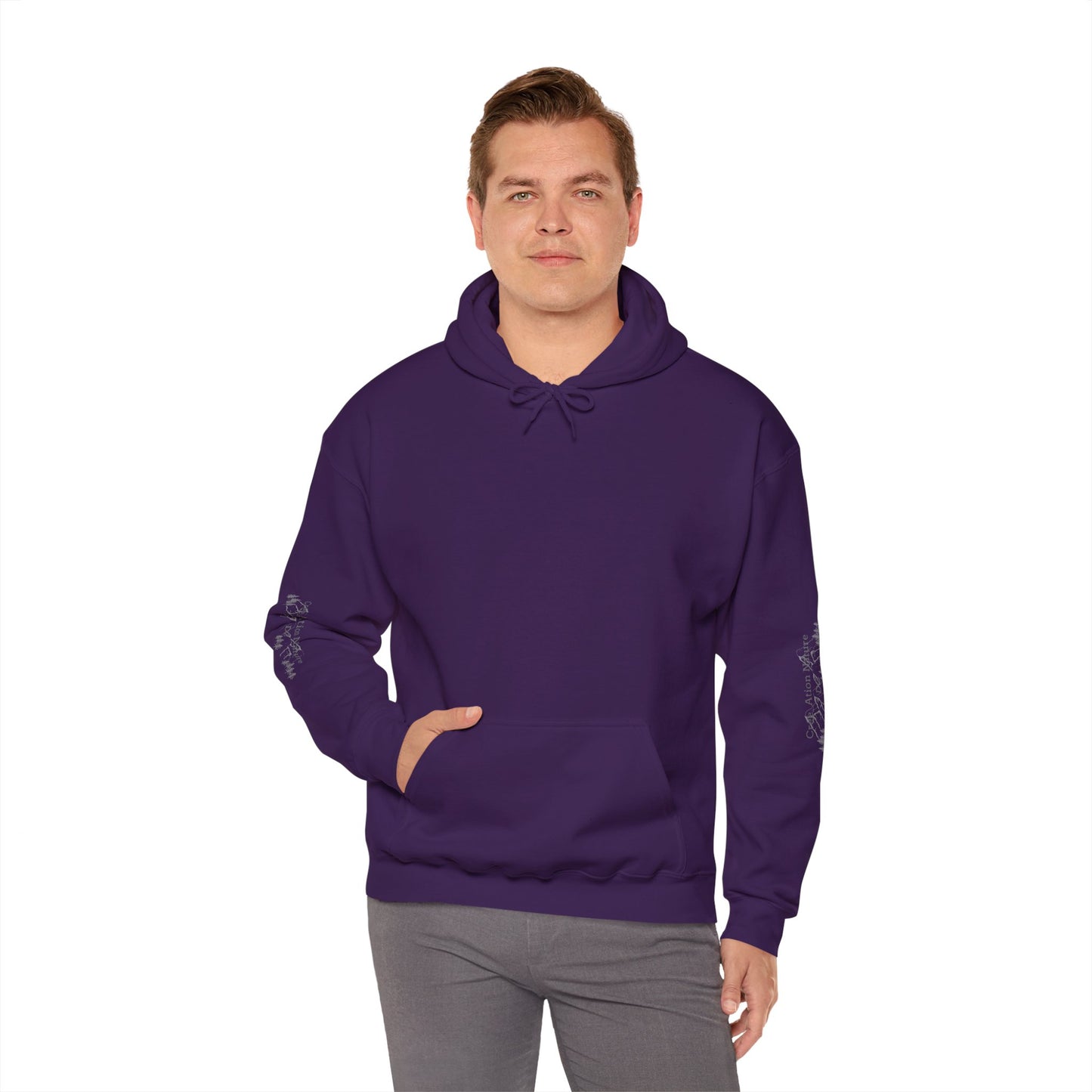 Sweats à capuche Unisex Heavy Blend™ Hooded Sweatshirt - Cozy Adventure Vibes with Motivational Quote-Crée_ation Nature DC