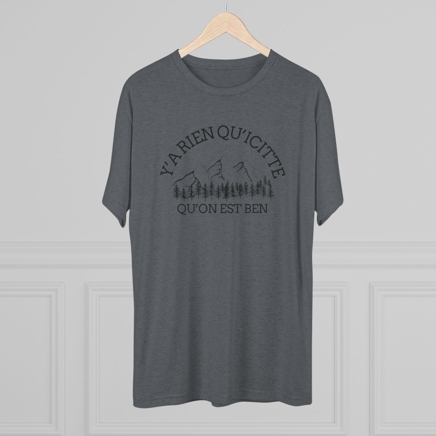 Unisex Tri-Blend Crew Tee - Nature Quote Graphic T-Shirt for Outdoor Enthusiasts - Crée_ation Nature DC