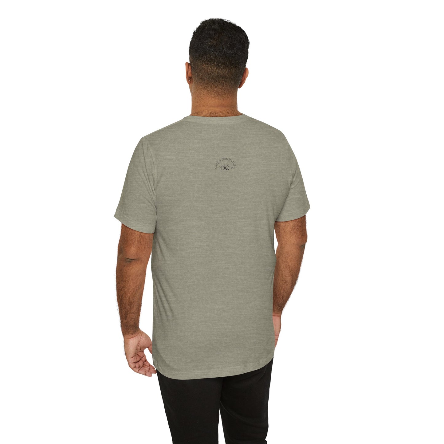 Adventure Spirit Unisex Short Sleeve Tee – 'Y'a Rien Qu'Icitte' Design-Crée_ation Nature DC