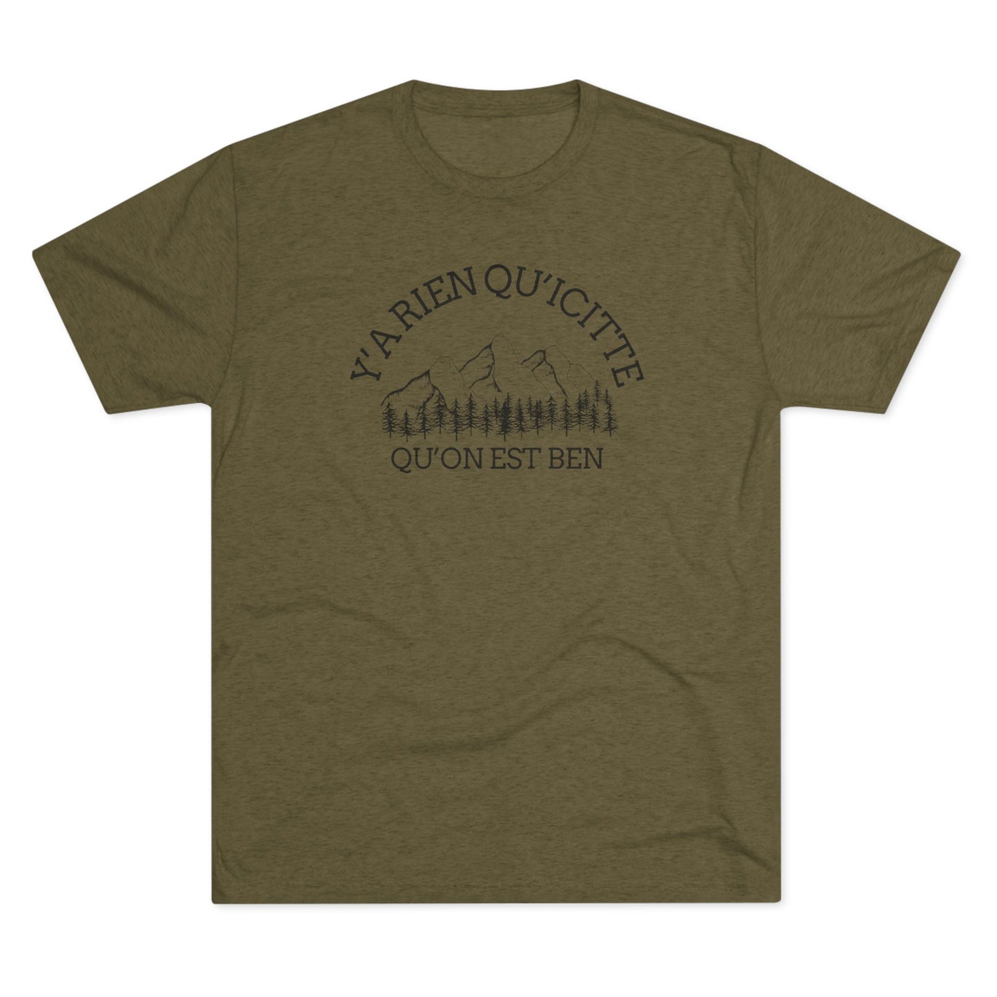 Unisex Tri-Blend Crew Tee - Nature Quote Graphic T-Shirt for Outdoor Enthusiasts - Crée_ation Nature DC